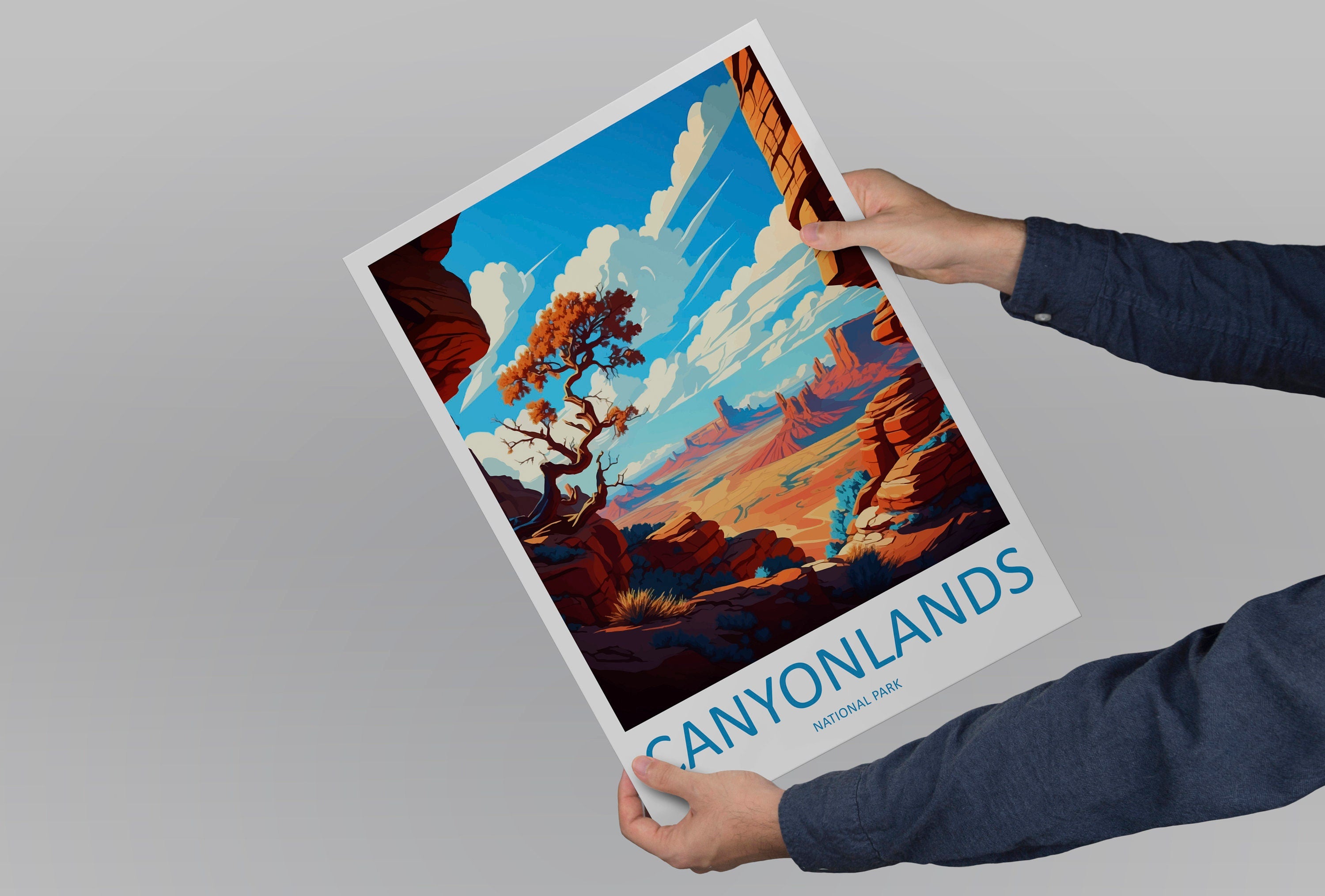 Canyonlands National Park Travel Print Wall Art Canyonlands National Park Wall Hanging Home Décor Canyonlands National Park Gift Art Lovers