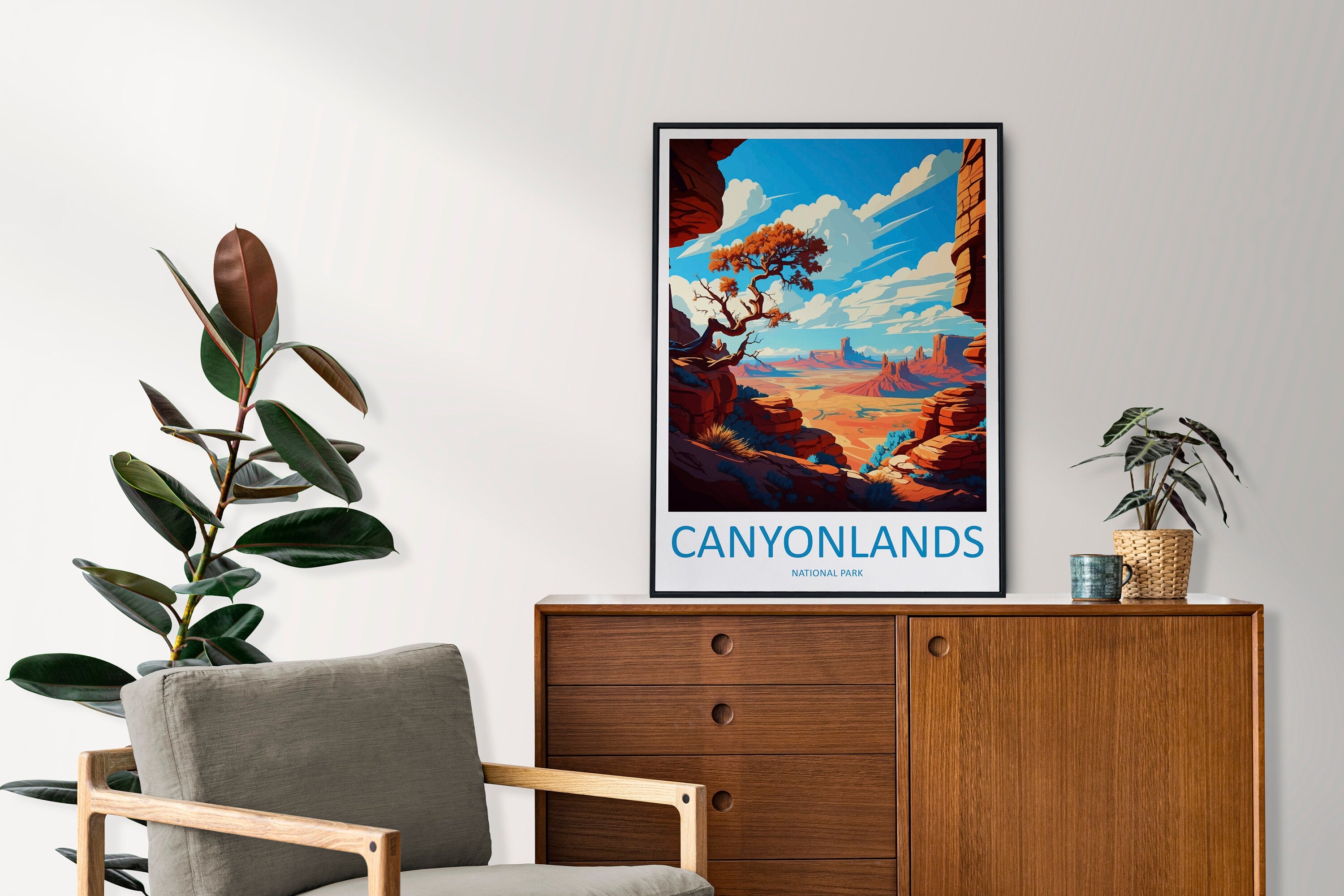 Canyonlands National Park Travel Print Wall Art Canyonlands National Park Wall Hanging Home Décor Canyonlands National Park Gift Art Lovers