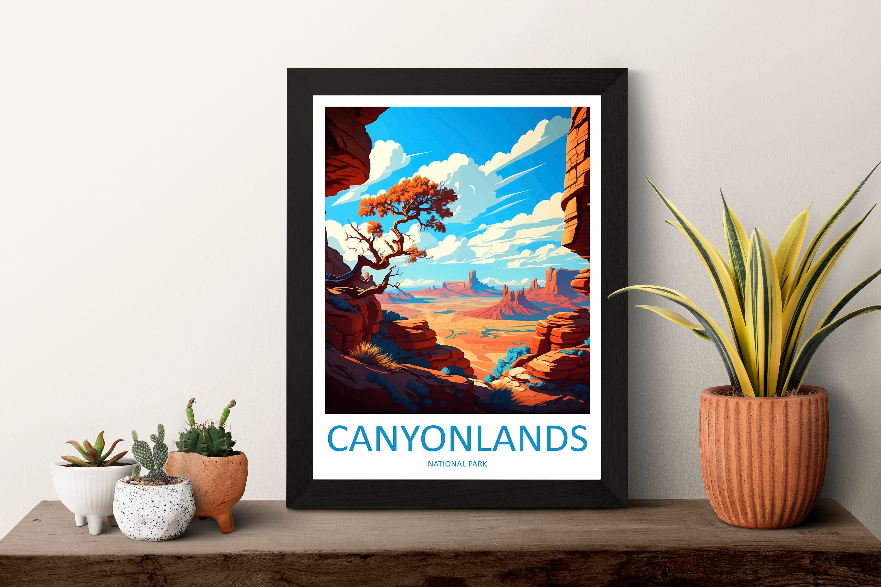 Canyonlands National Park Travel Print Wall Art Canyonlands National Park Wall Hanging Home Décor Canyonlands National Park Gift Art Lovers