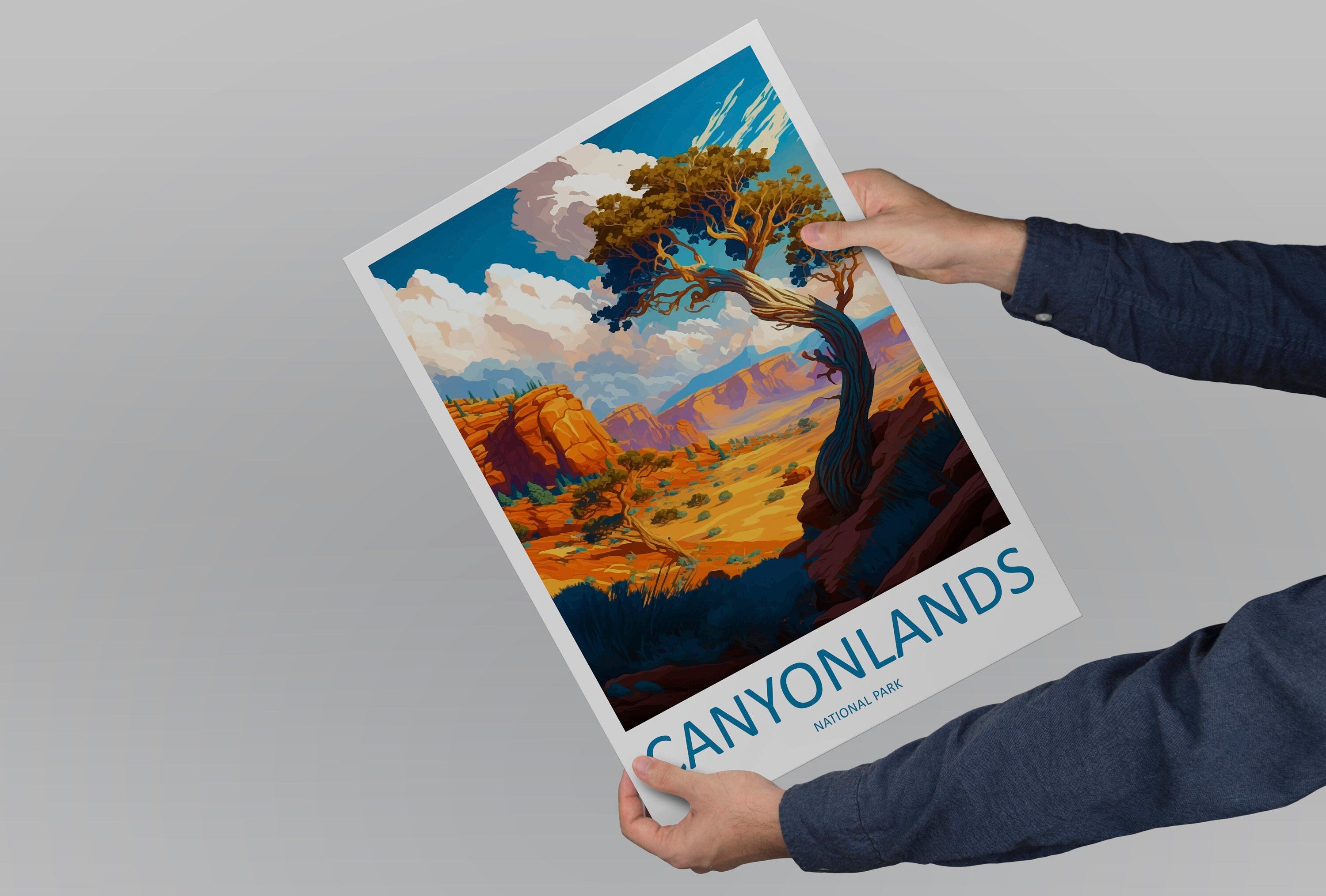 Canyonlands National Park Travel Print Wall Art Canyonlands National Park Wall Hanging Home Décor Canyonlands National Park Gift Art Lovers