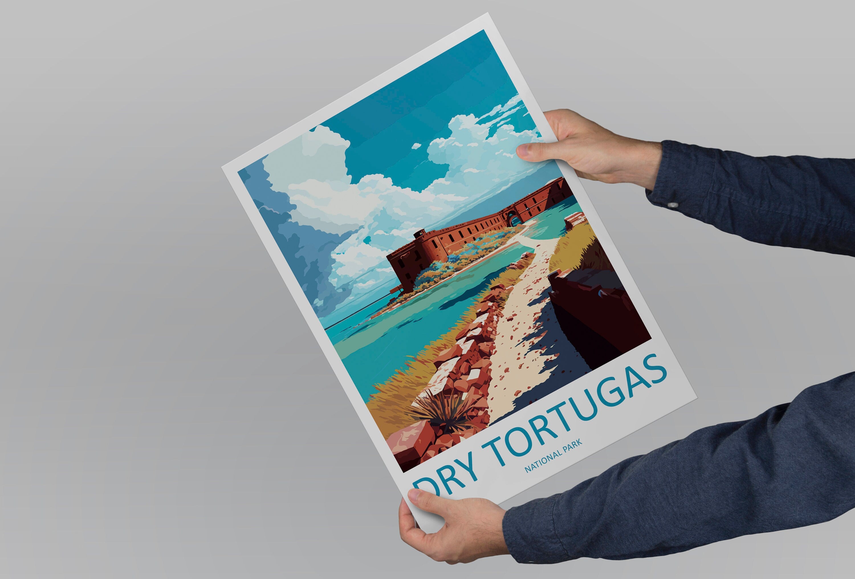 Dry Tortugas National Park Travel Print Wall Art Dry Tortugas National Park Wall Hanging Home Décor Dry Tortugas National Park Gift Art