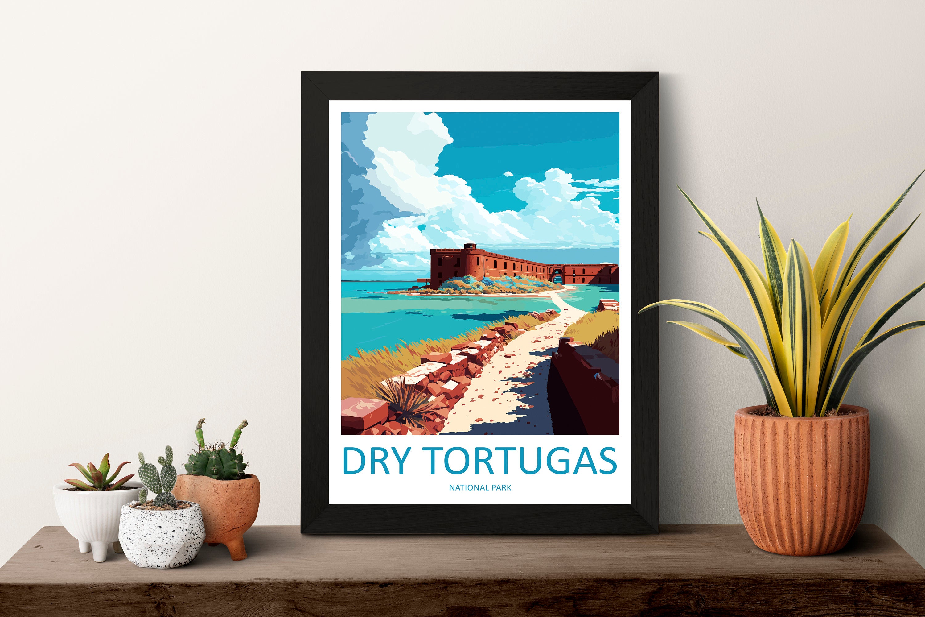 Dry Tortugas National Park Travel Print Wall Art Dry Tortugas National Park Wall Hanging Home Décor Dry Tortugas National Park Gift Art