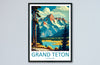 Grand Teton National Park Travel Print Wall Art Grand Teton National Park Wall Hanging Home Décor Grand Teton National Park Gift Art