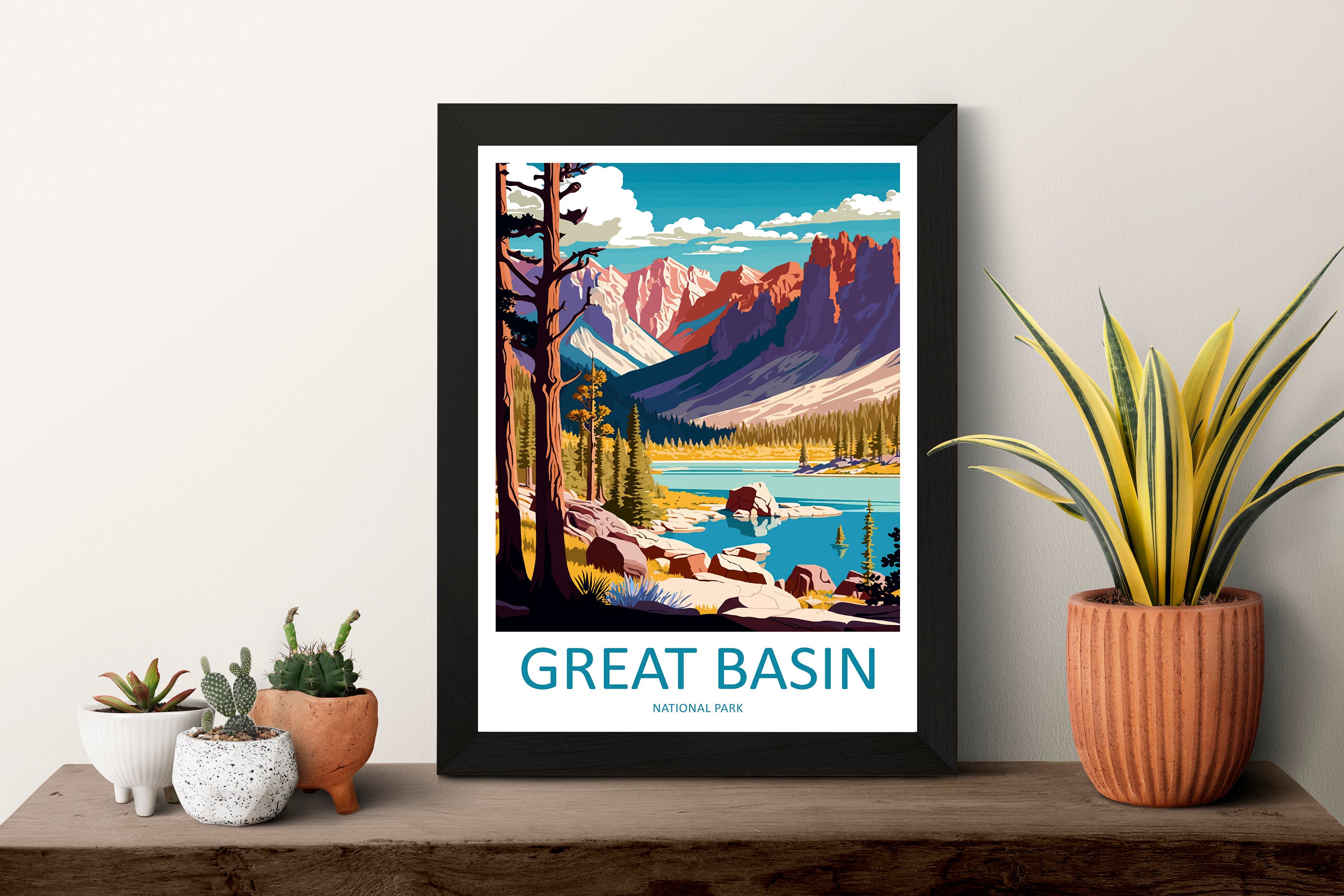 Great Basin National Park Travel Print Wall Art Great Basin National Park Wall Hanging Home Décor Great Basin National Park Gift Art