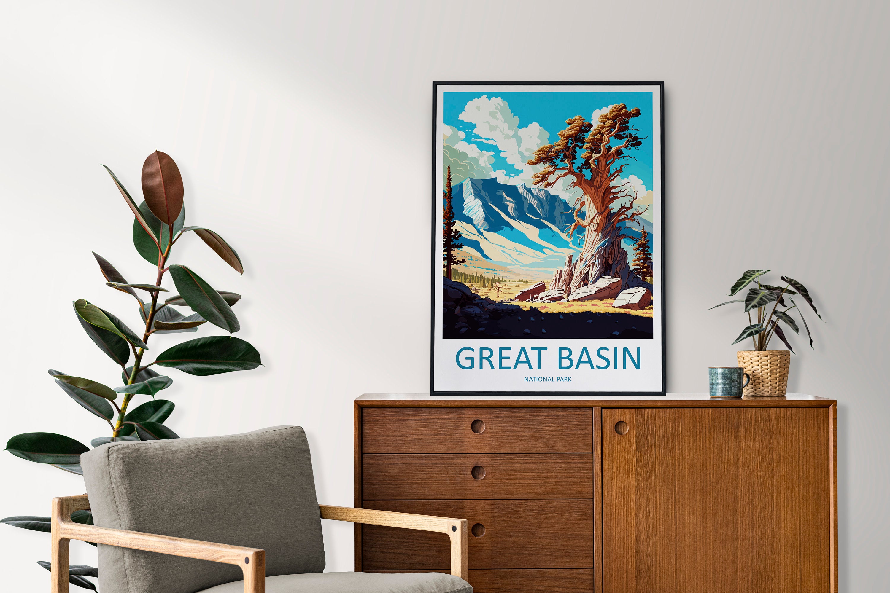 Great Basin National Park Travel Print Wall Art Great Basin National Park Wall Hanging Home Décor Great Basin National Park Gift Art