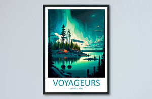 Voyageurs National Park Travel Print Wall Art Voyageurs National Park Wall Hanging Home Décor Voyageurs National Park Art Gift Poster