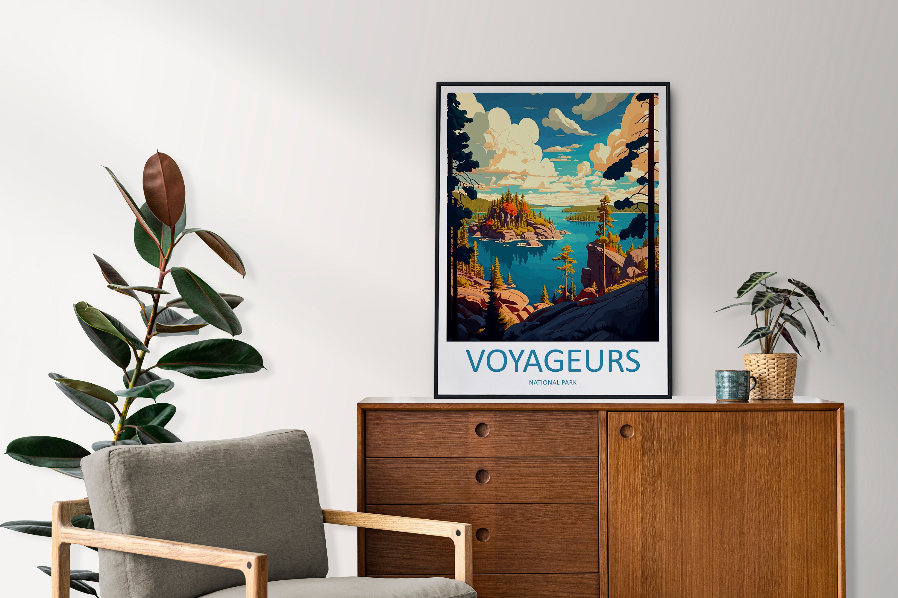 Voyageurs National Park Travel Print Wall Art Voyageurs National Park Wall Hanging Home Décor Voyageurs National Park Art Gift Poster