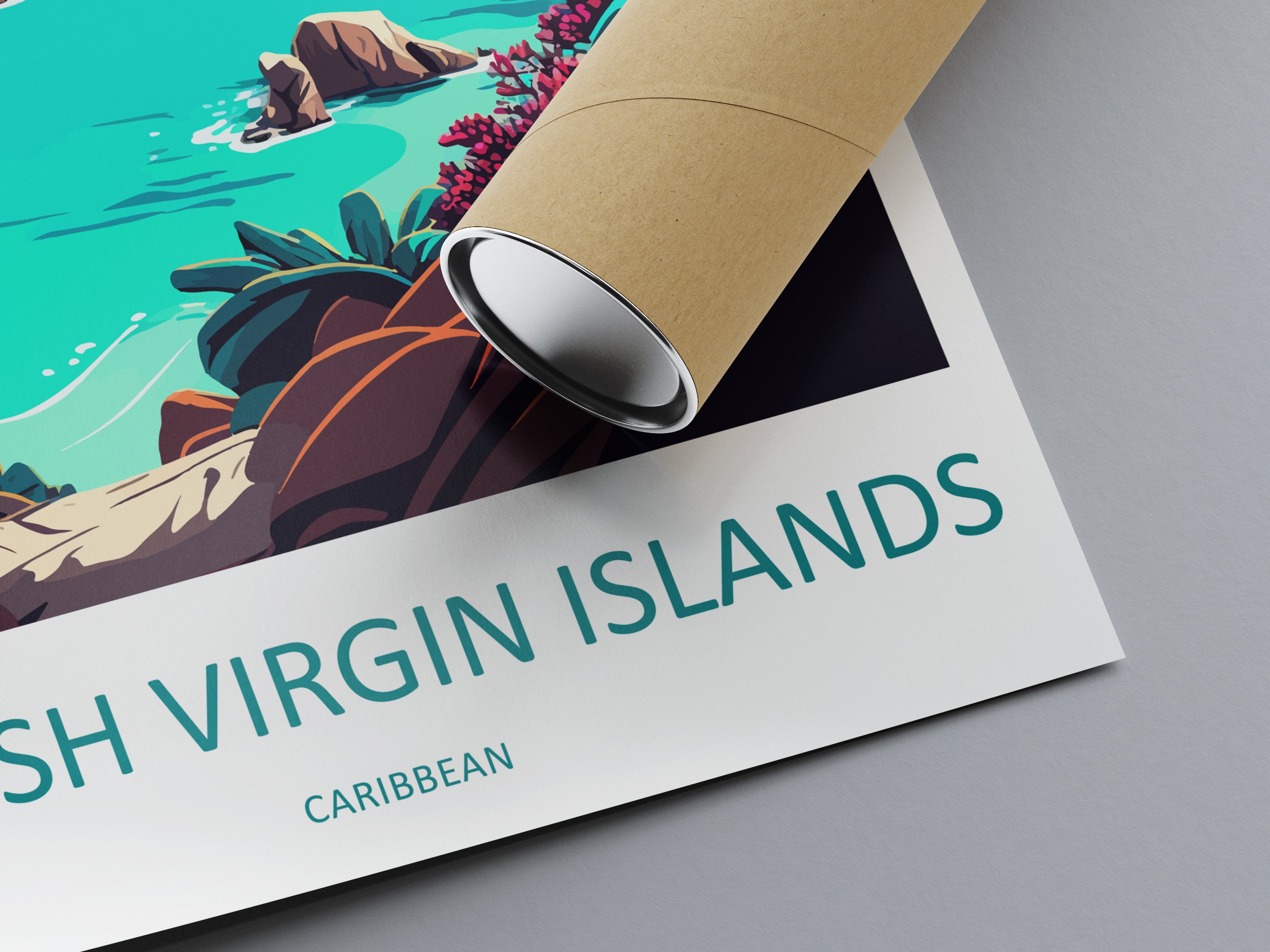 British Virgin Islands Travel Print Wall Art British Virgin Islands Wall Hanging Home Décor British Virgin Islands Gift Art Lovers Wall Art