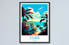 Cuba Travel Print Wall Art Cuba Wall Hanging Home Décor Cuba Gift Art Lovers Wall Art Caribbean Travel Print Poster Gift For Caribbean Art