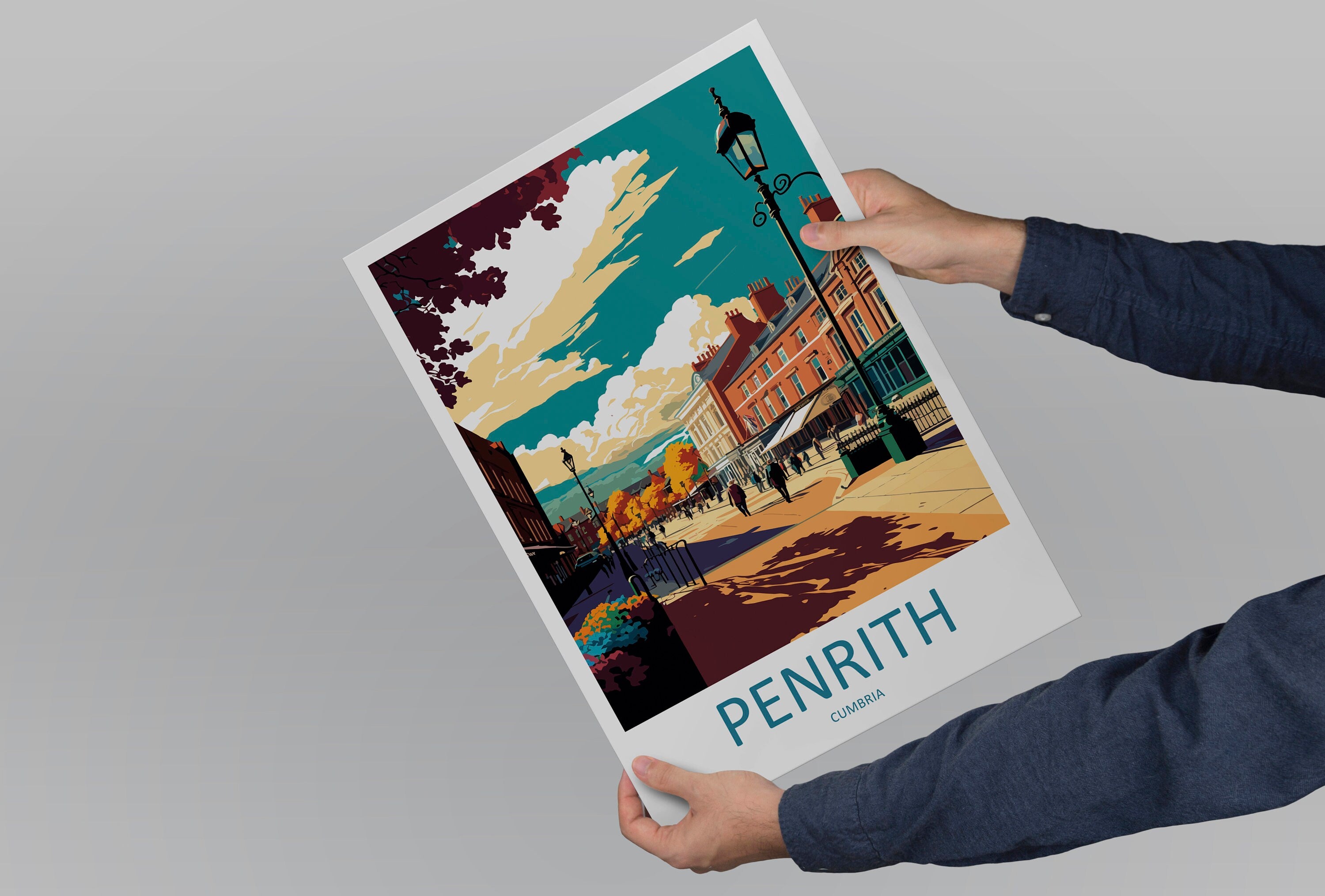 Penrith Travel Print Wall Art Penrith Wall Hanging Home Decoration Penrith Gift Art Lovers Wall Art Print Art Penrith Travel Art