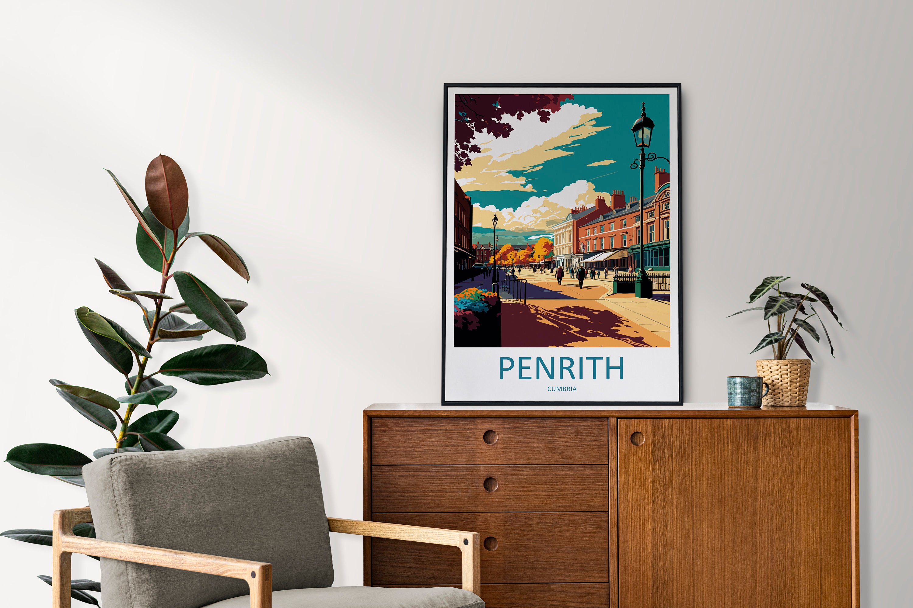 Penrith Travel Print Wall Art Penrith Wall Hanging Home Decoration Penrith Gift Art Lovers Wall Art Print Art Penrith Travel Art