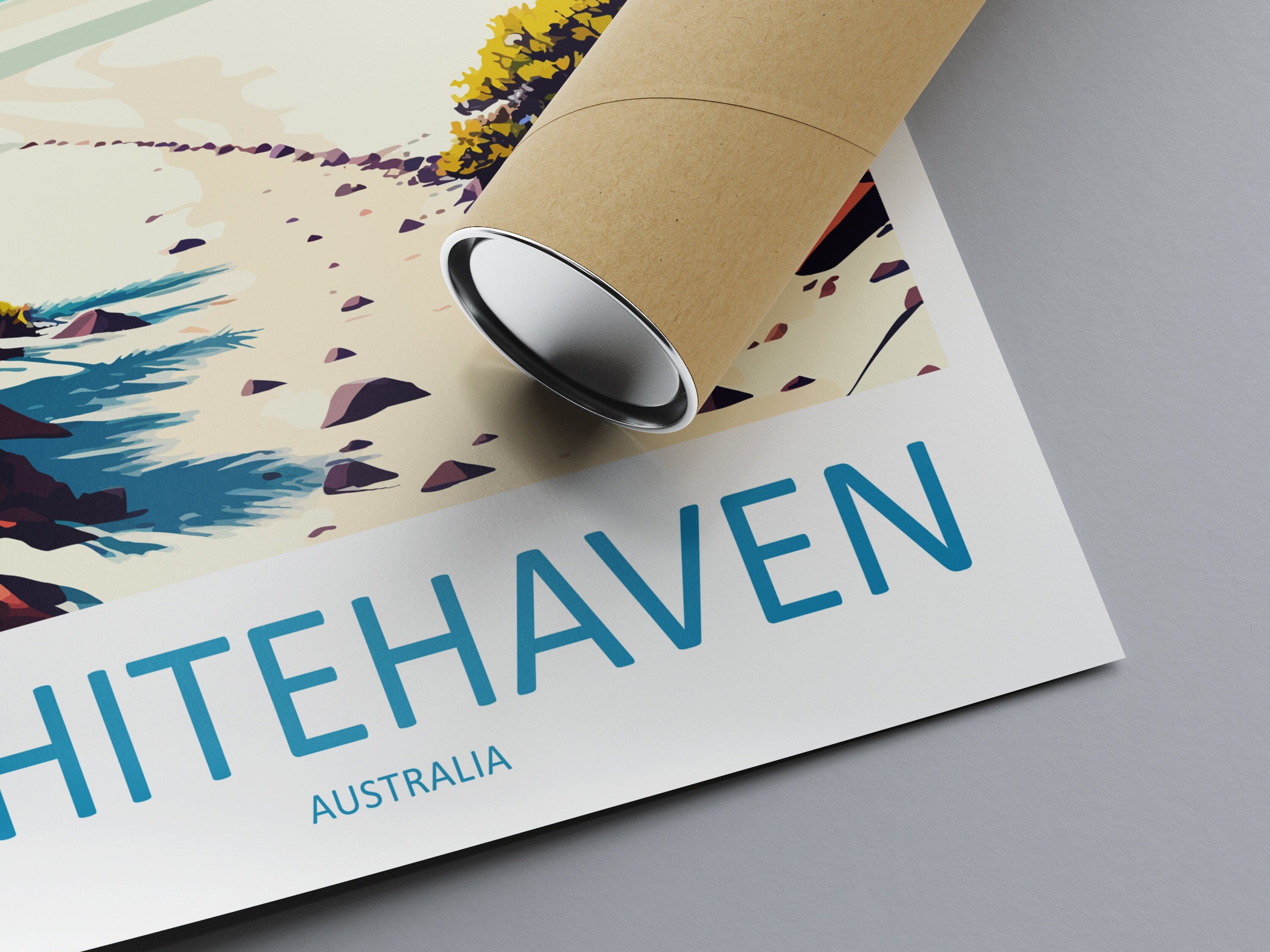 Whitehaven Travel Print Wall Art Whitehaven Wall Hanging Home Décor Whitehaven Gift Art Lovers Wall Art Australia Travel Print Whitehaven