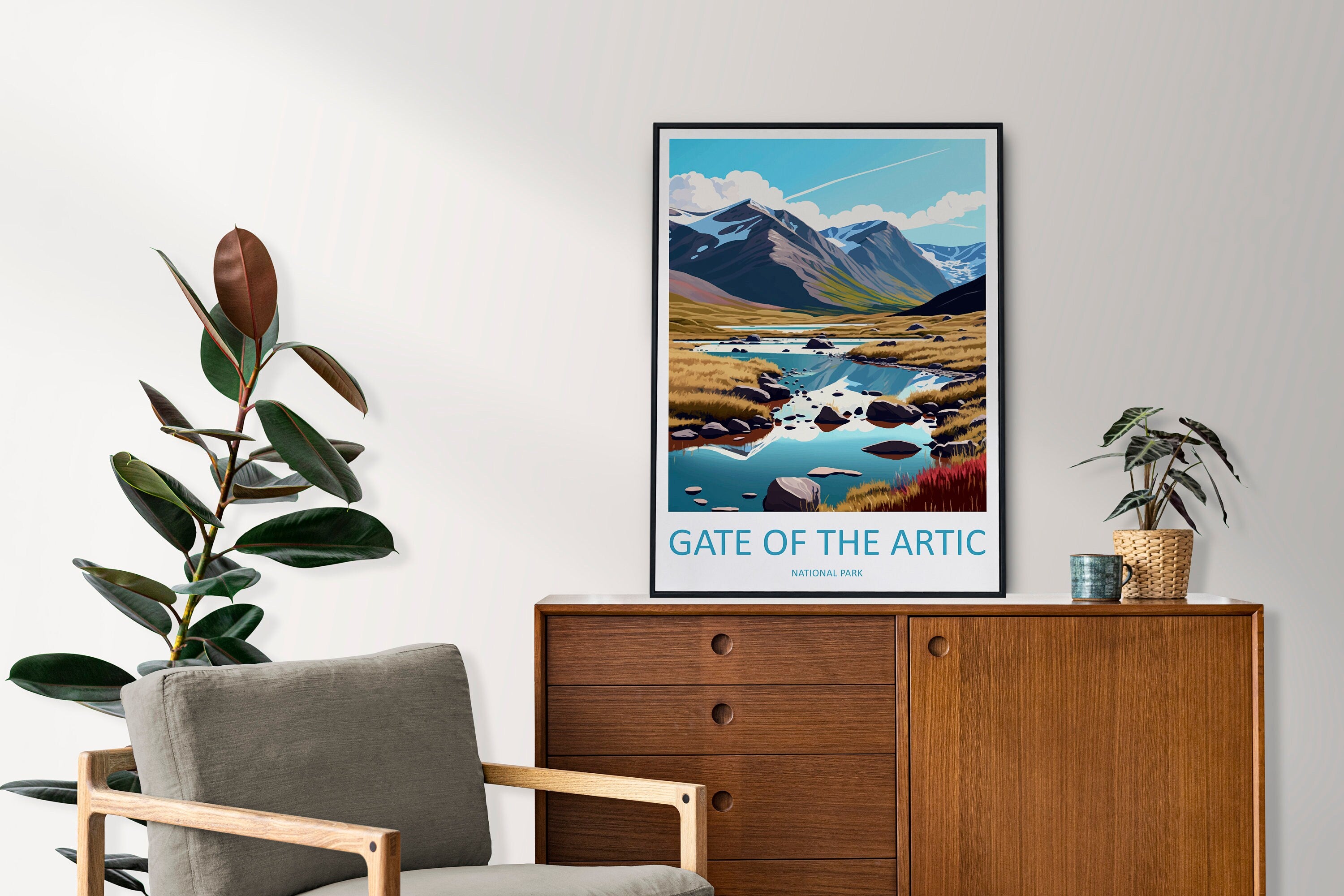 Gate of The Arctic National Park Travel Print Wall Art Gate of The Arctic National Park Wall Hanging Home Décor Gate of The Arctic Park