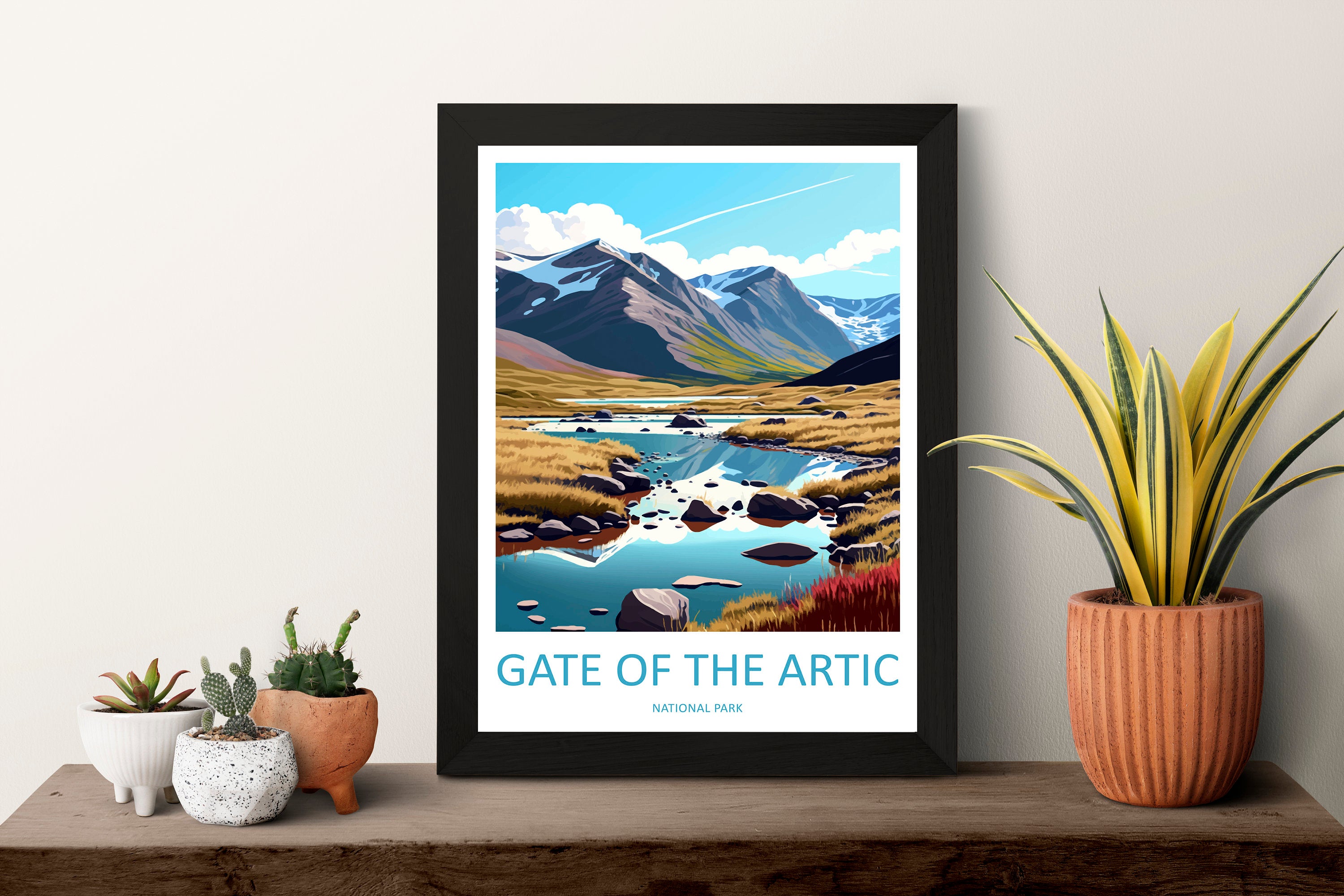 Gate of The Arctic National Park Travel Print Wall Art Gate of The Arctic National Park Wall Hanging Home Décor Gate of The Arctic Park