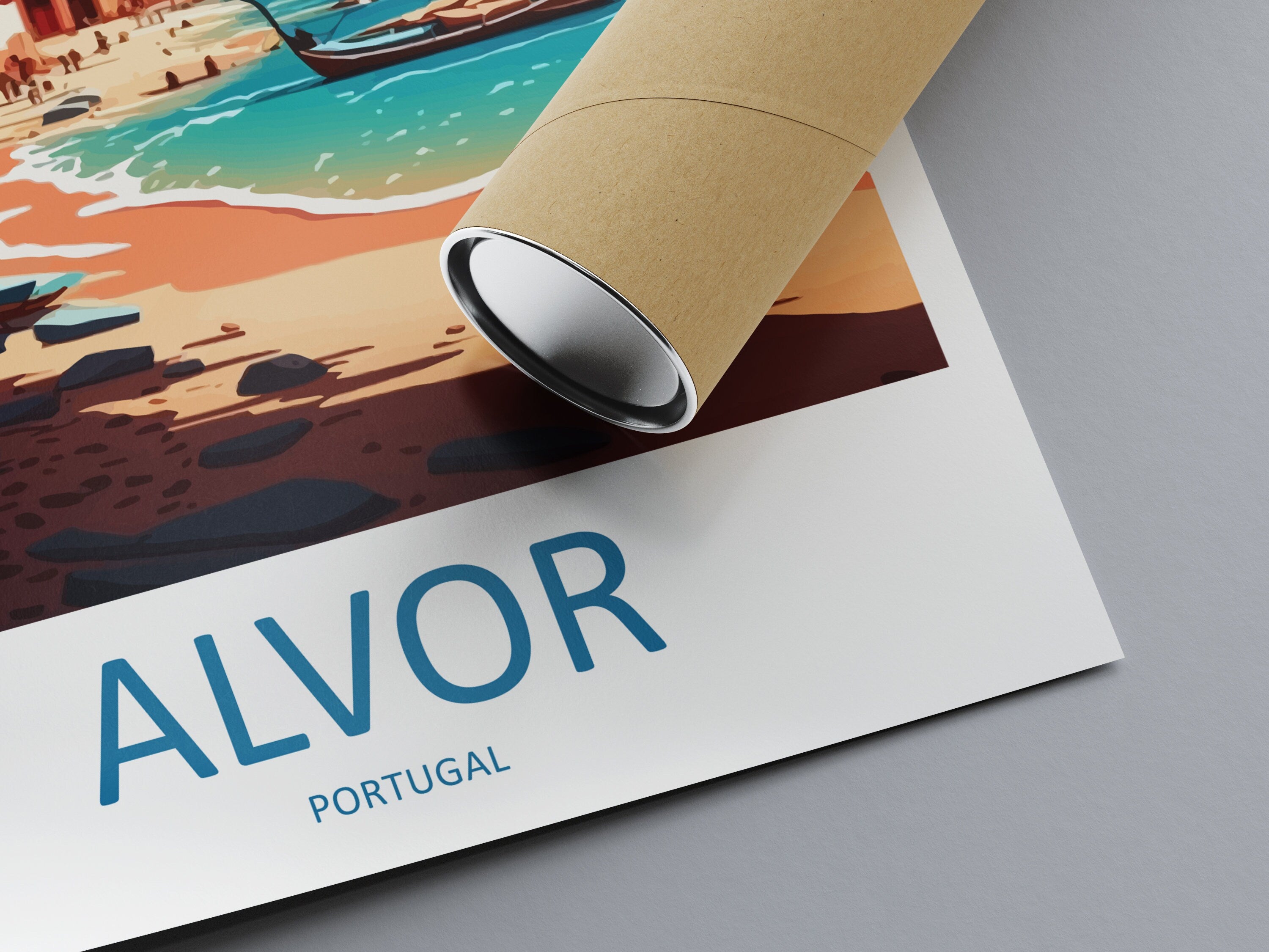 Alvor Travel Print Wall Art Alvor Wall Hanging Home Décor Alvor Gift Art Lovers Portugal Art Lover Gift Alvor Wall Décor