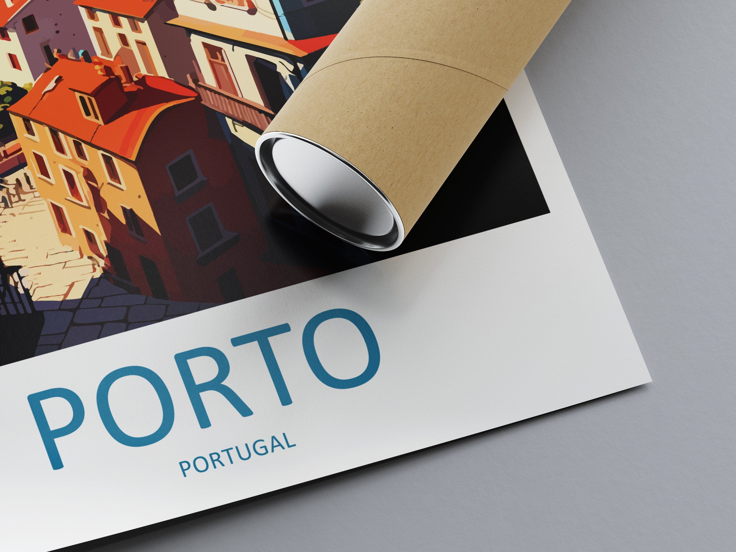 Porto Travel Print Wall Art Porto Wall Hanging Home Décor Porto Gift Art Lovers Portugal Art Lover Gift Porto Wall Décor