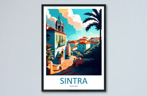 Sintra Travel Print Wall Art Sintra Wall Hanging Home Décor Sintra Gift Art Lovers Portugal Art Lover Gift Sintra Wall Décor