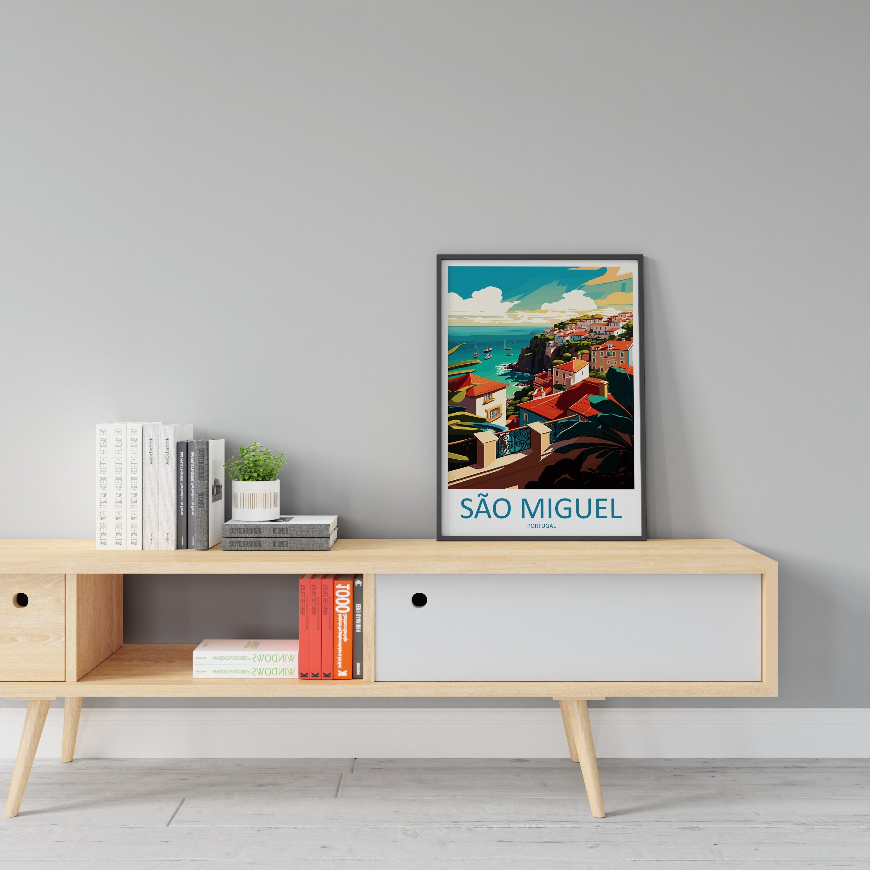 São Miguel Travel Print Wall Art São Miguel Wall Hanging Home Décor São Miguel Gift Art Lovers Portugal Art Lover Gift São Miguel Wall Décor