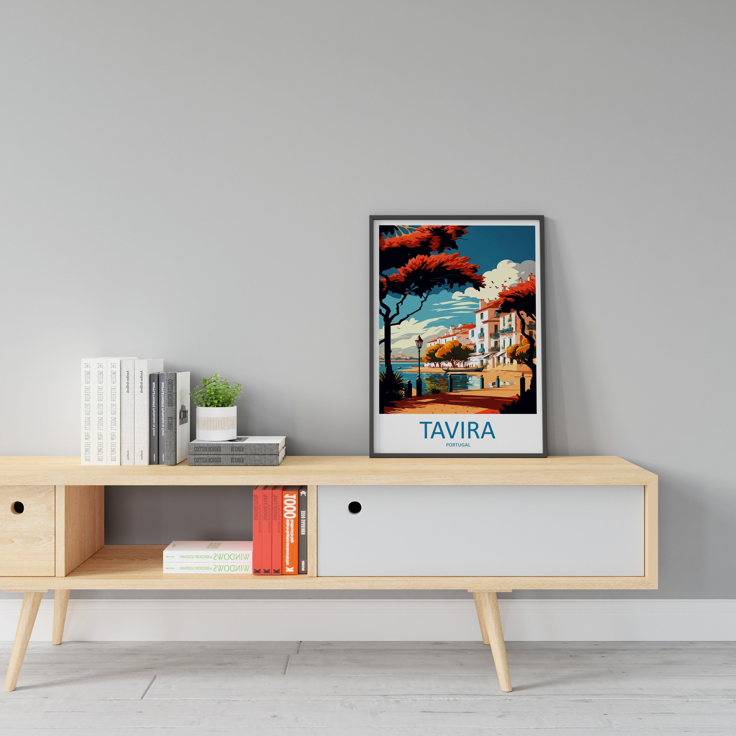 Tavira Travel Print Wall Art Tavira Wall Hanging Home Décor Tavira Gift Art Lovers Portugal Art Lover Gift Tavira Wall Décor