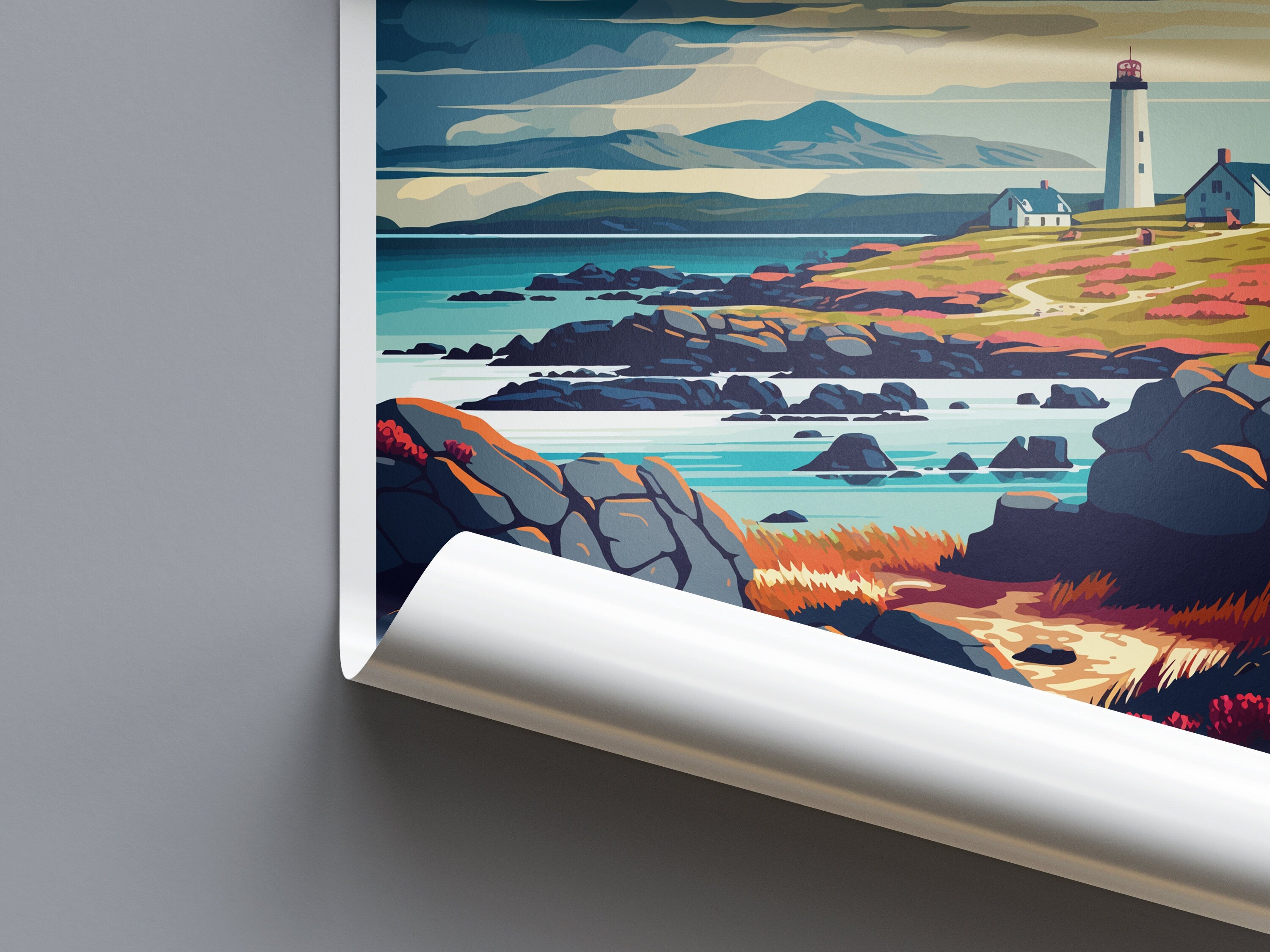 Isle Of Islay Travel Print Wall Art Isle Of Islay Wall Hanging Home Décor Isle Of Islay Gift Art Lovers Scotland Art Lover Gift Isle Poster