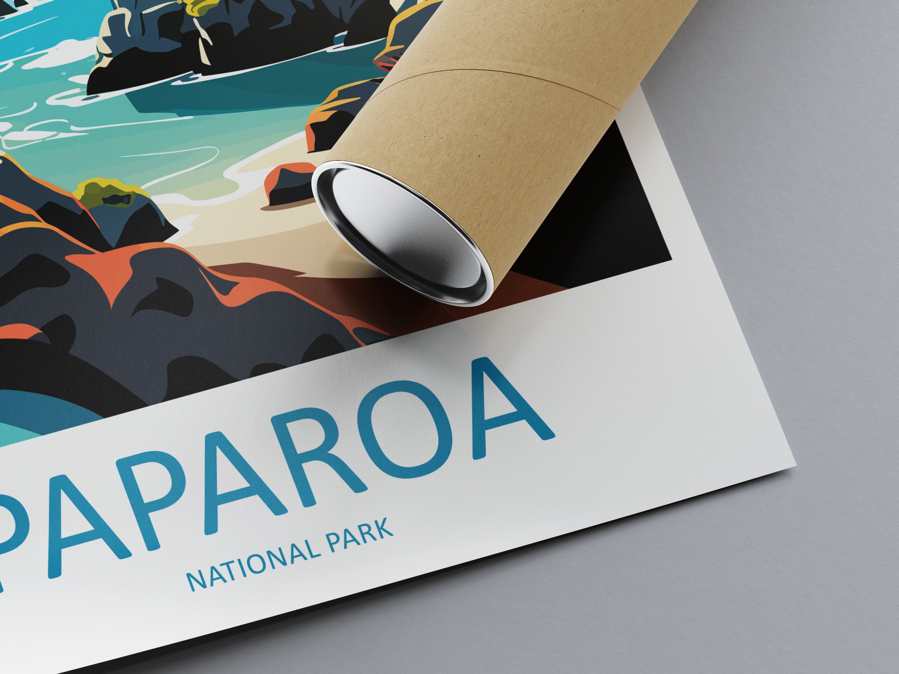 Paparoa National Park Travel Print Wall Art Paparoa Wall Hanging Home Décor Paparoa Gift Art Lovers New Zealand Art