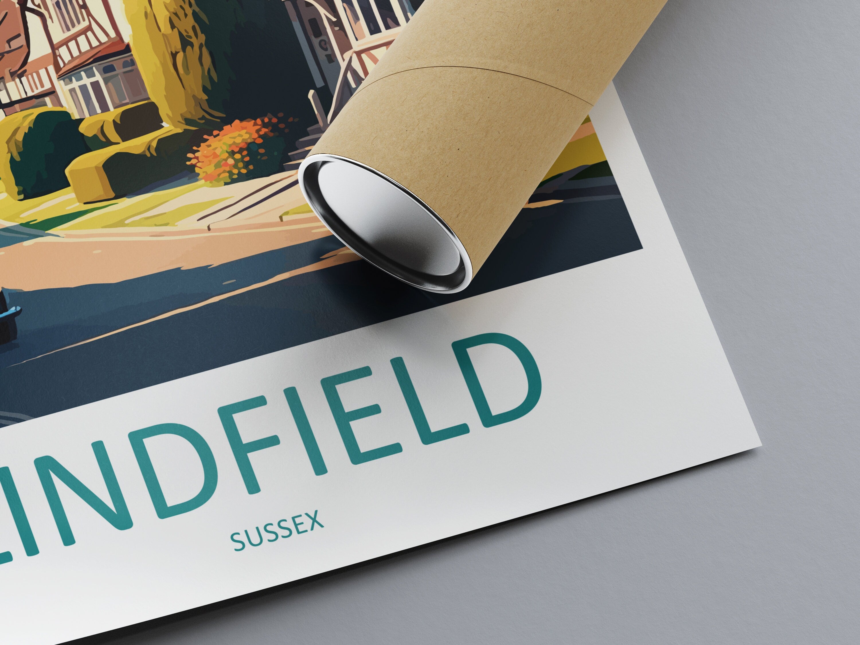 LindField Travel Print Wall Art LindField Wall Hanging Home Décor LindField Gift Art Lovers England Art Lover Gift Print