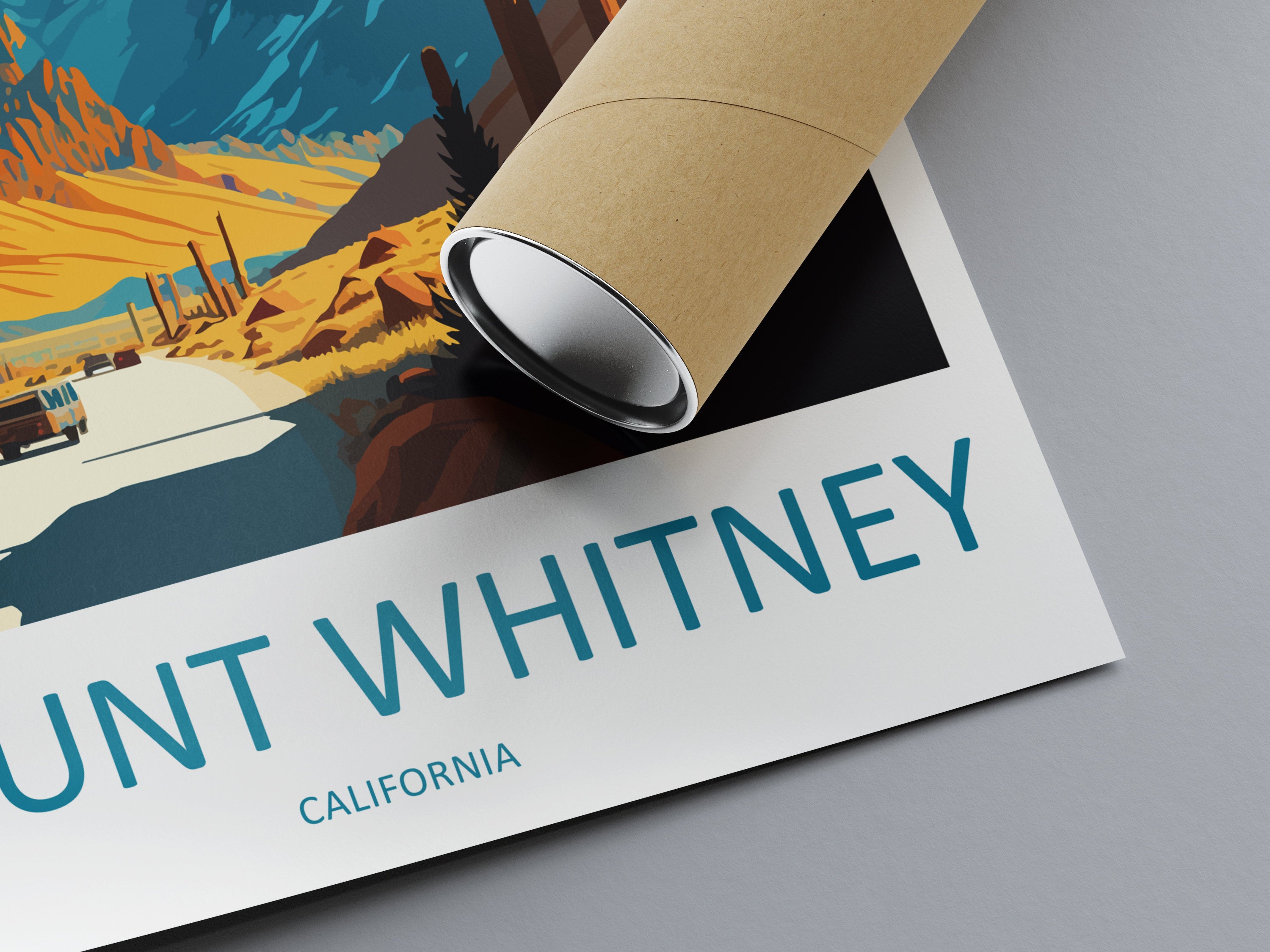 Mount Whitney Travel Print Wall Art Mount Whitney Wall Hanging Home Décor Mount Whitney Gift Art Lovers California Art Lover Gift