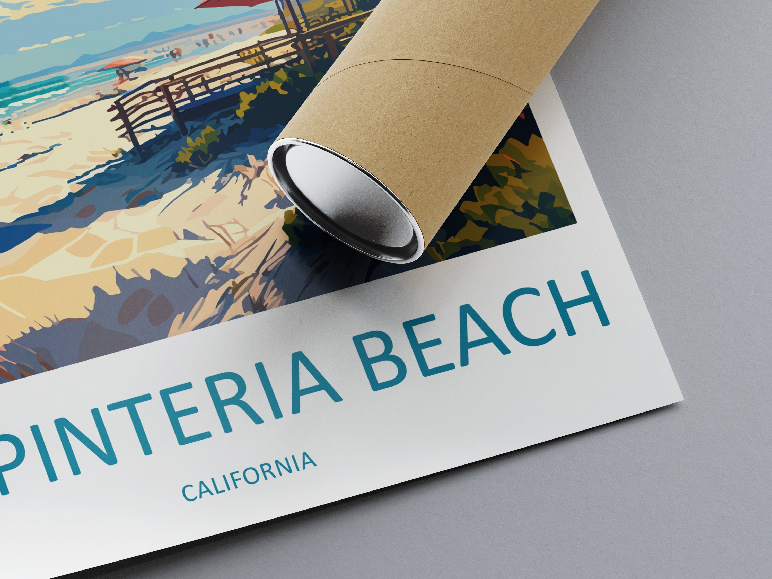 Carpinteria State Beach Travel Print Wall Art Carpinteria Beach Wall Hanging Home Décor Carpinteria Beach Gift Art Lovers California Art