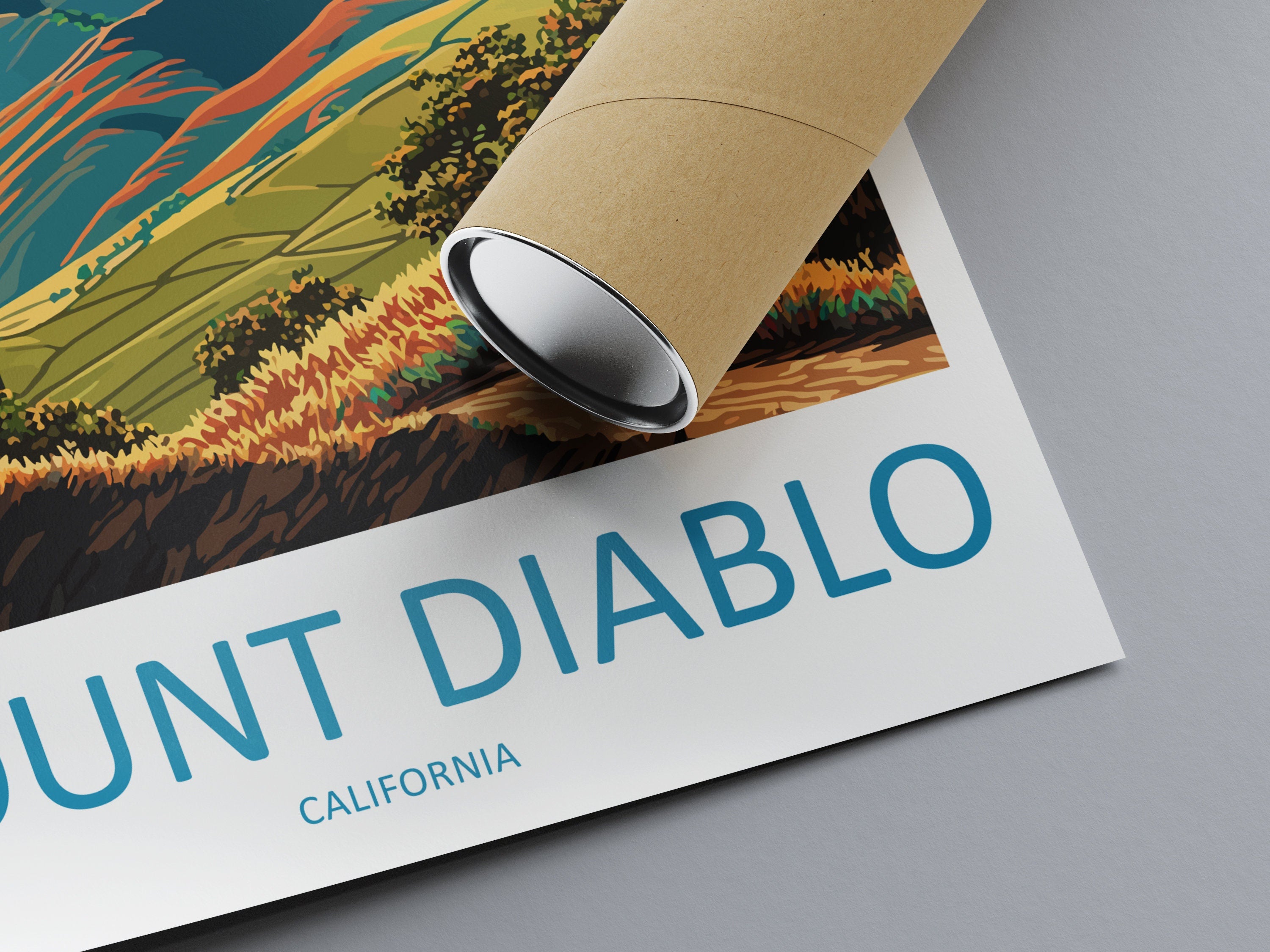 Mount Diablo Travel Print Wall Art Mount Diablo Wall Hanging Home Décor Mount Diablo Gift Art Lovers California Art Lover Gift Print