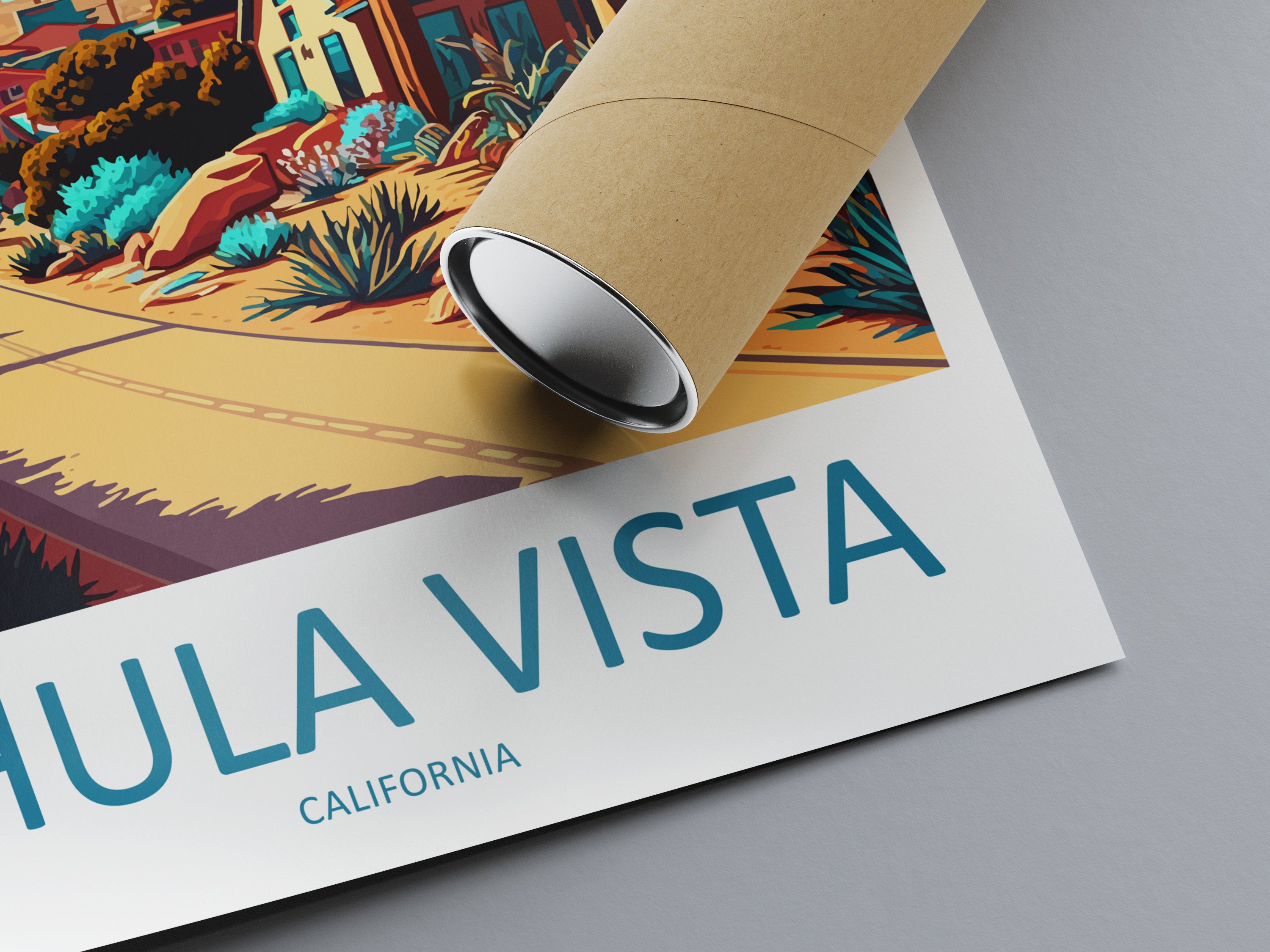 Chula Vista Travel Print Wall Art Chula Vista Wall Hanging Home Décor Chula Vista Gift Art Lovers California Art Lover Gift California Art