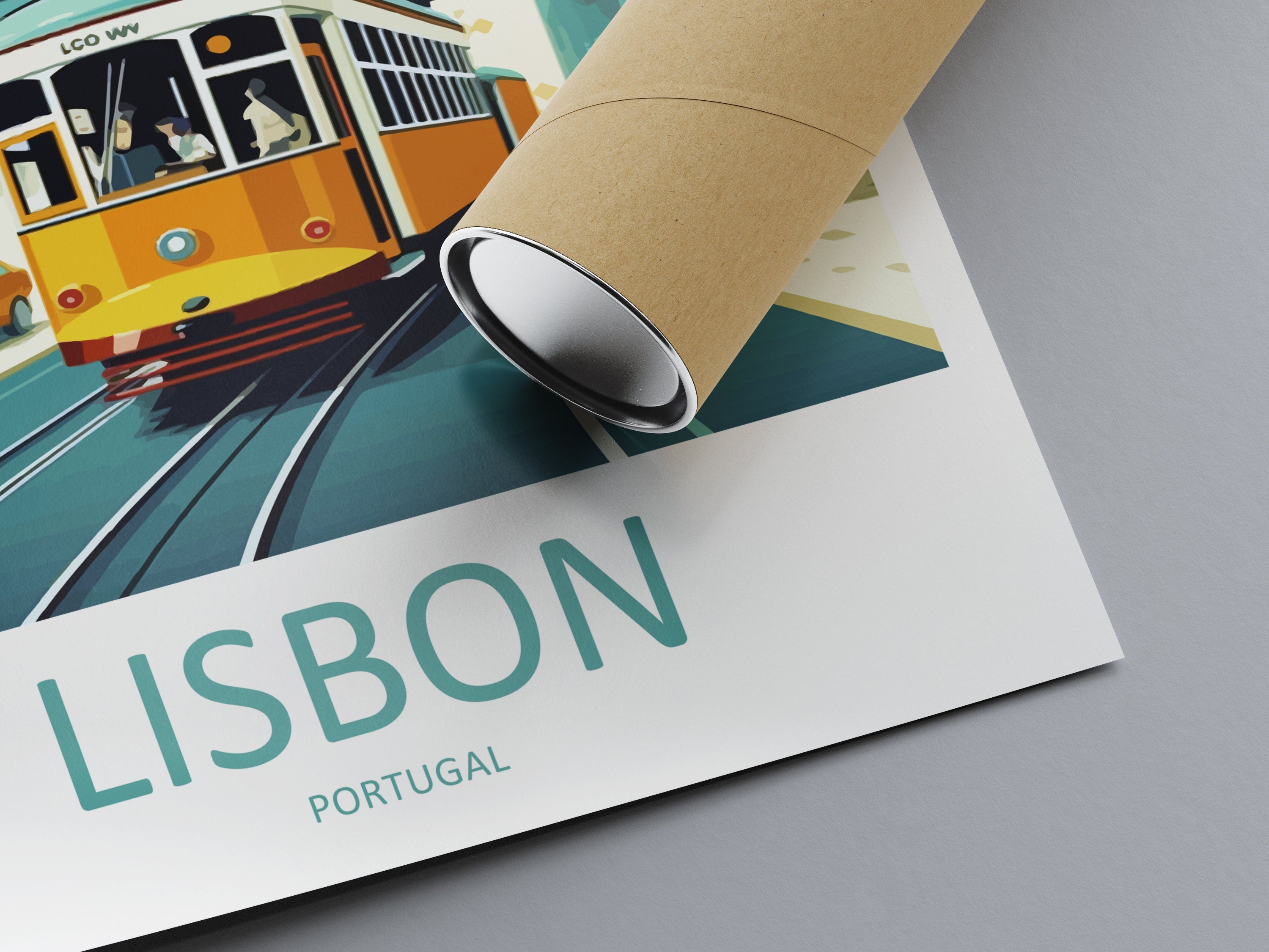 Lisbon Travel Print Wall Art Lisbon Wall Hanging Home Décor Lisbon Gift Art Lovers Portugal Art Lover Gift Lisbon Wall Décor Lisbon Tram Art