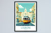 Lisbon Travel Print Wall Art Lisbon Wall Hanging Home Décor Lisbon Gift Art Lovers Portugal Art Lover Gift Lisbon Wall Décor Lisbon Tram Art