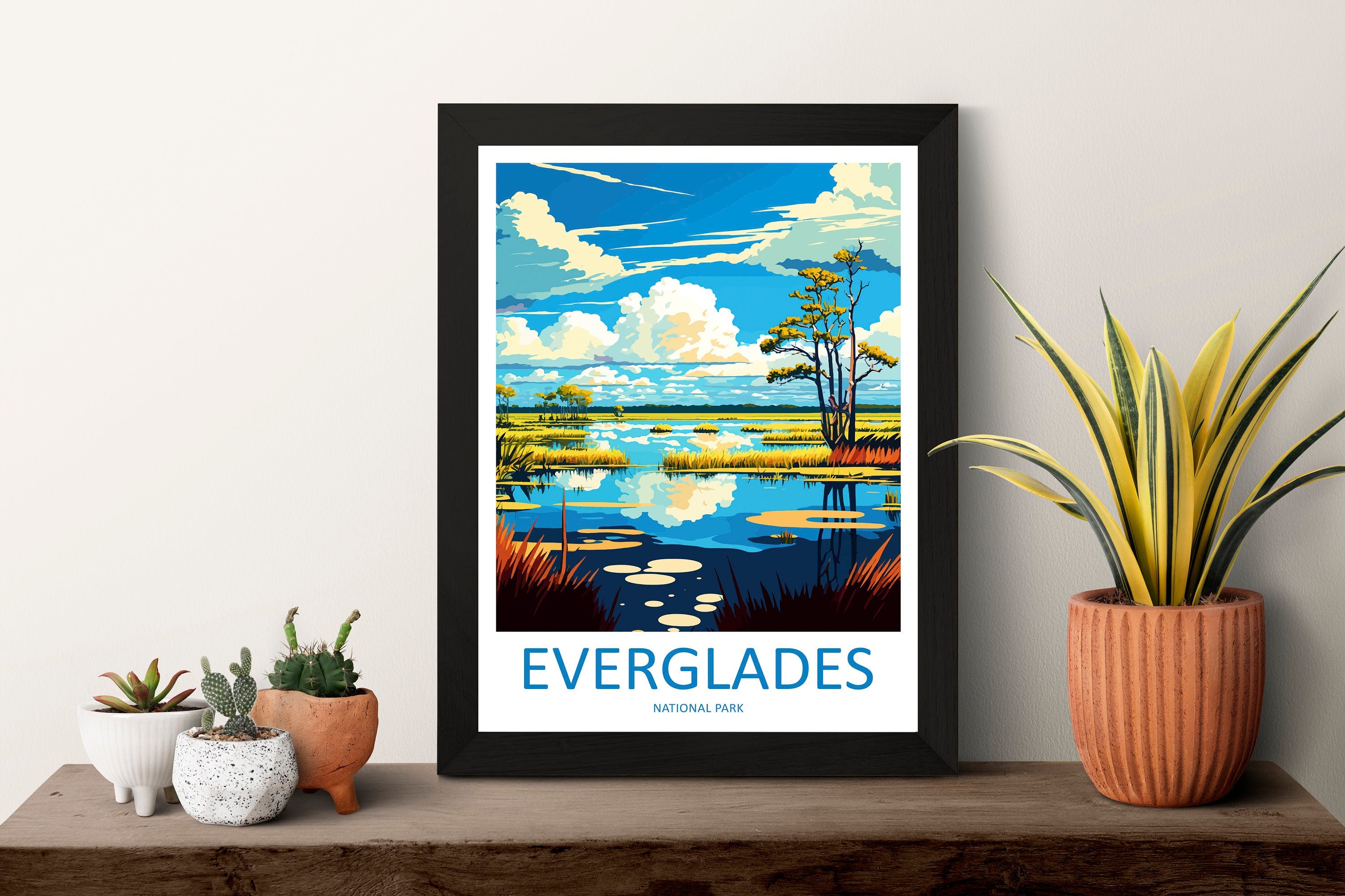 Everglades National Park Travel Print Wall Art Everglades National Park Wall Hanging Home Décor Everglades National Park Gift Art Lovers