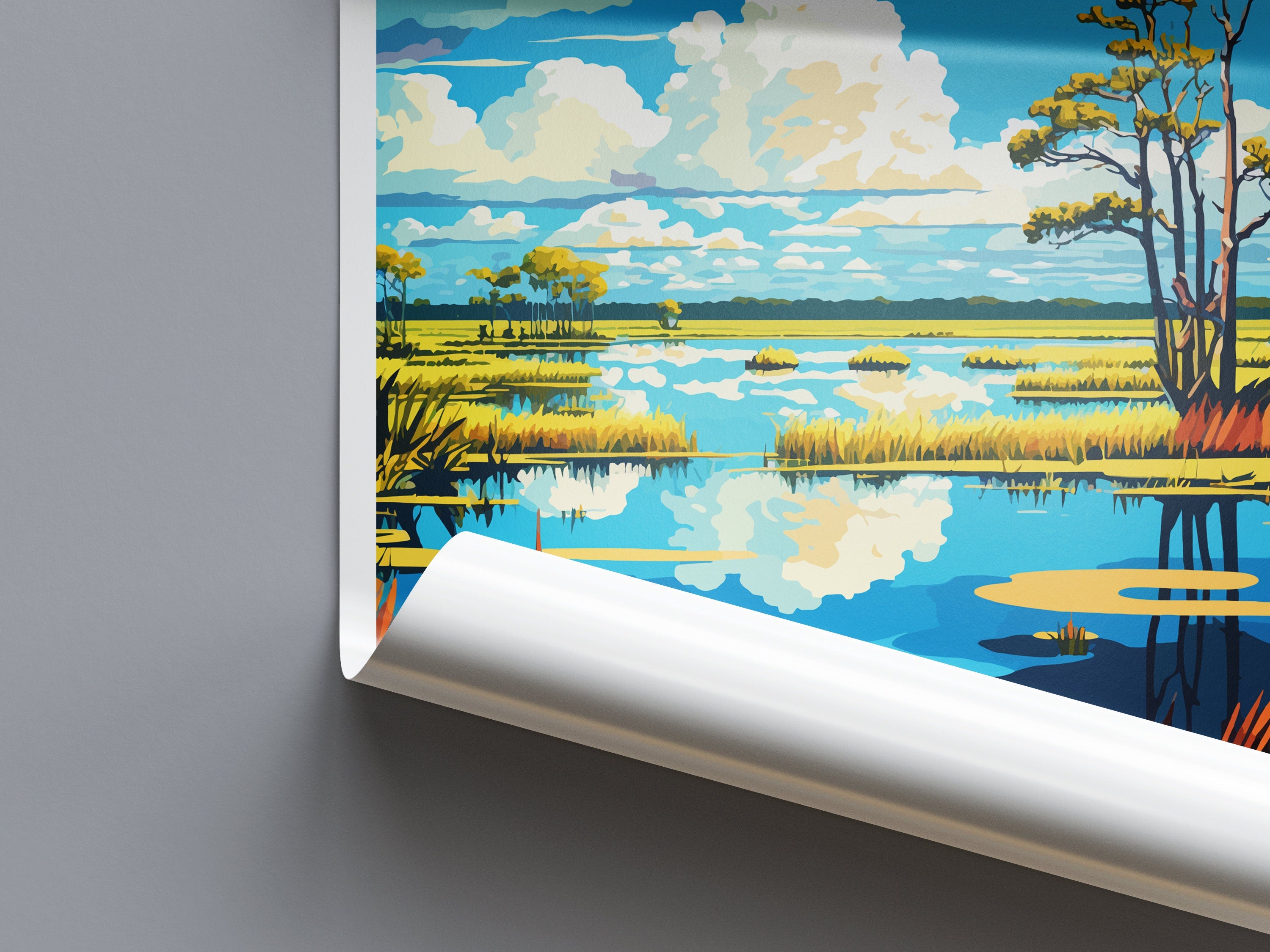 Everglades National Park Travel Print Wall Art Everglades National Park Wall Hanging Home Décor Everglades National Park Gift Art Lovers