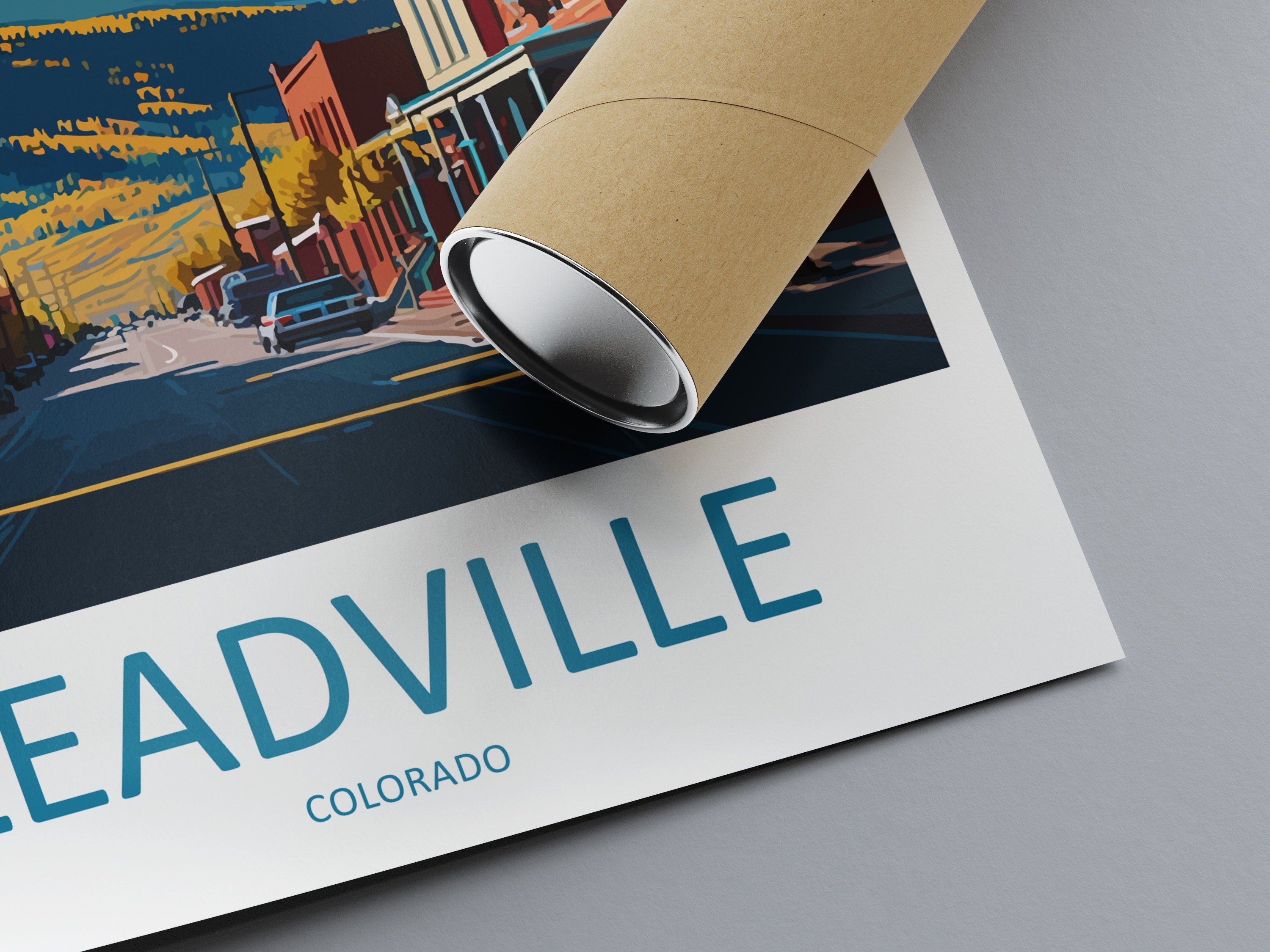 Leadville Travel Print Wall Art Leadville Wall Hanging Home Décor Leadville Gift Art Lovers Colorado Art Gift Lover Print