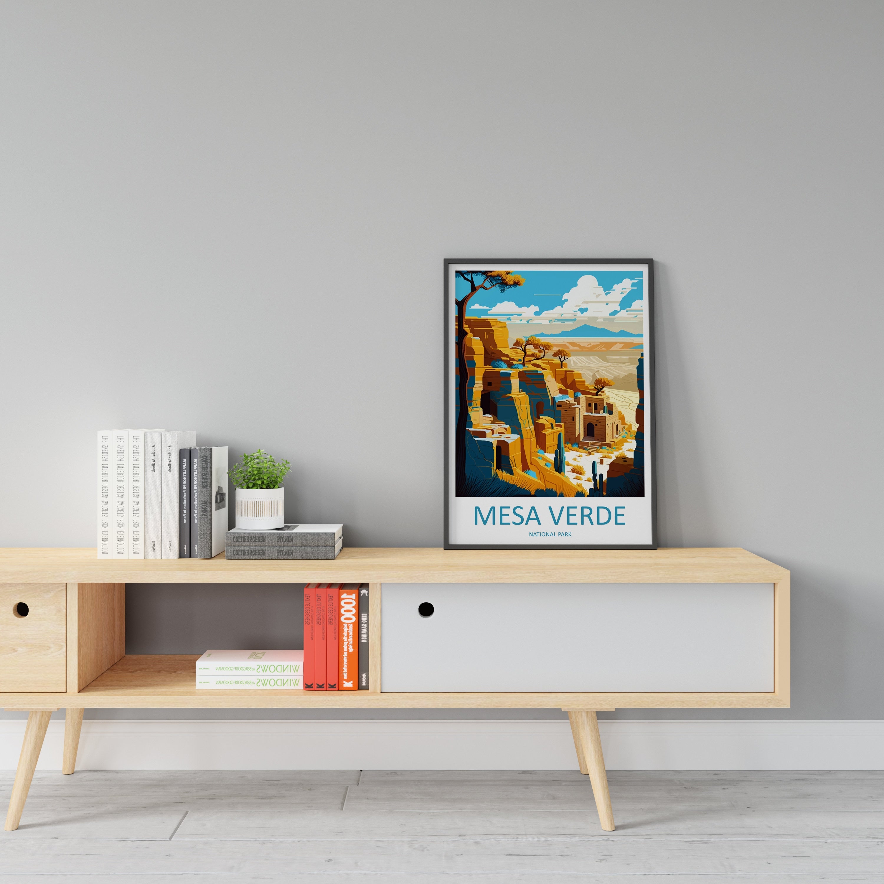 Mesa Verde National Park Travel Print Wall Art Mesa Verde Wall Hanging Home Décor Mesa Verde Gift Art Lovers Colorado Art Gift Lover Print