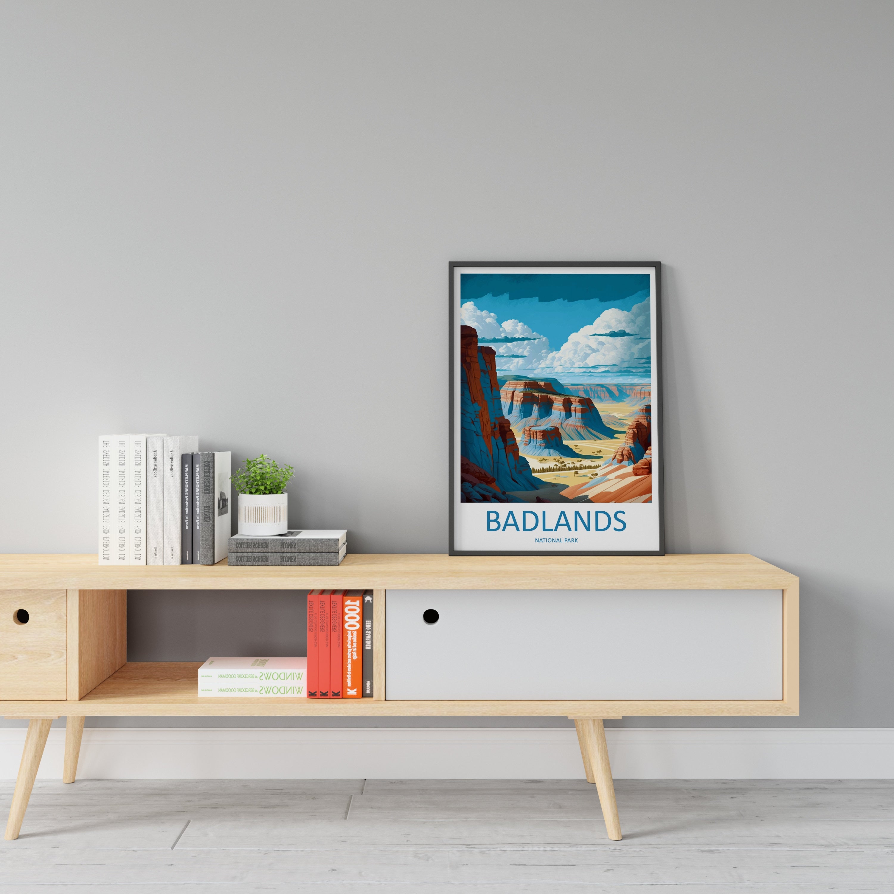 Badlands National Park Travel Print Wall Art Badlands National Park Wall Hanging Home Décor Badlands National Park Gift Art Lovers