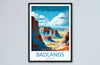 Badlands National Park Travel Print Wall Art Badlands National Park Wall Hanging Home Décor Badlands National Park Gift Art Lovers