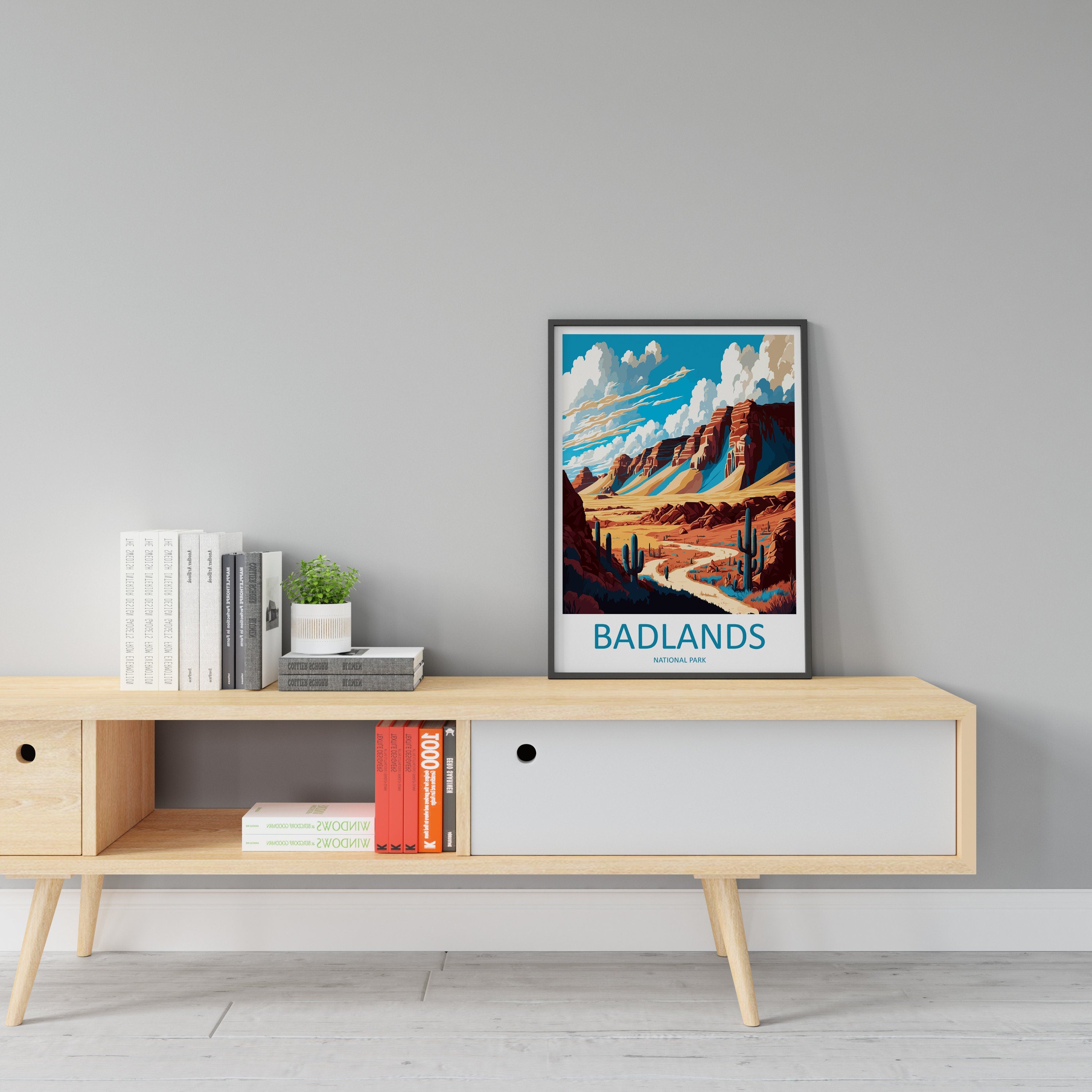 Badlands National Park Travel Print Wall Art Badlands National Park Wall Hanging Home Décor Badlands National Park Gift Art Lovers