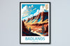 Badlands National Park Travel Print Wall Art Badlands National Park Wall Hanging Home Décor Badlands National Park Gift Art Lovers