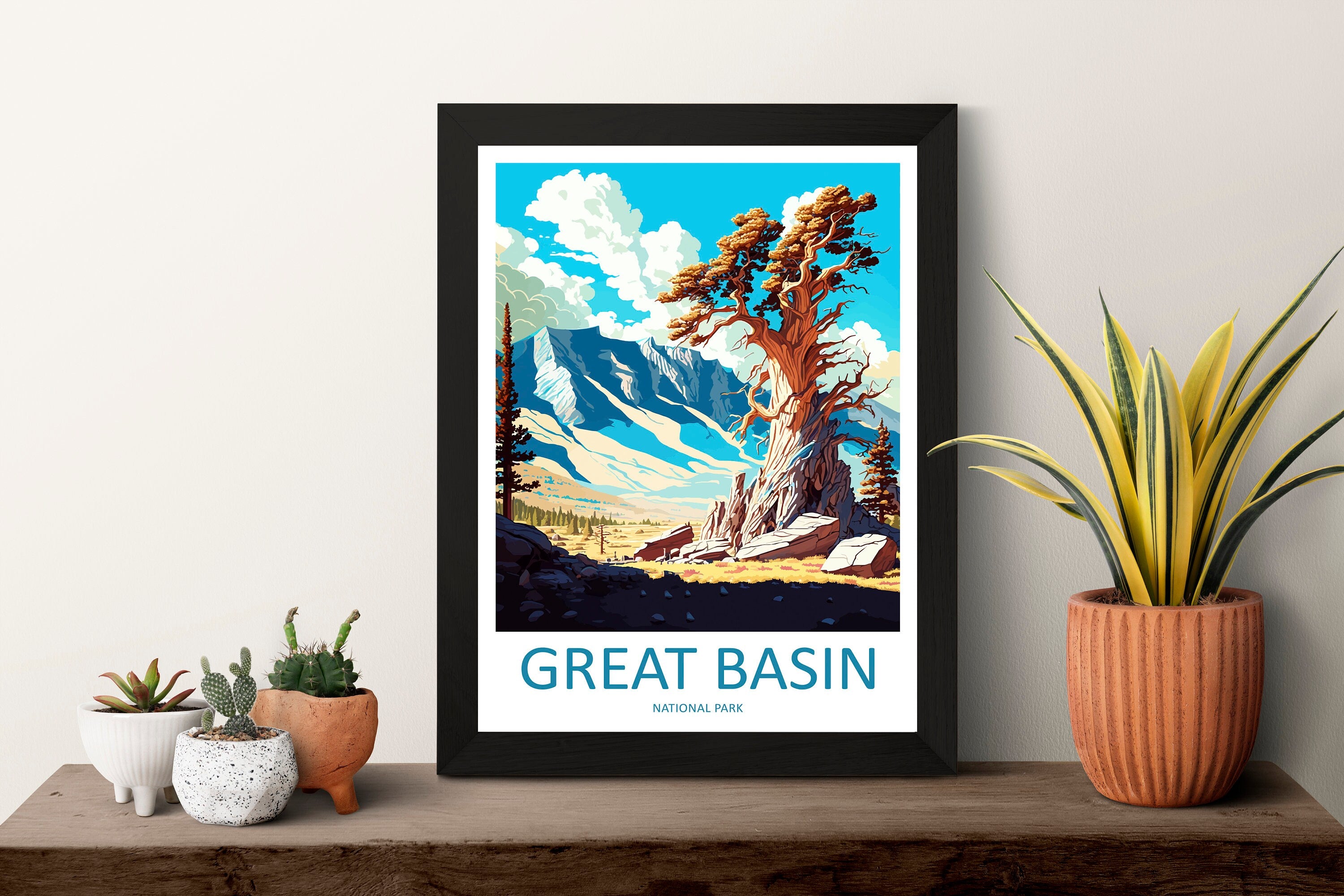 Great Basin National Park Travel Print Wall Art Great Basin National Park Wall Hanging Home Décor Great Basin National Park Gift Art