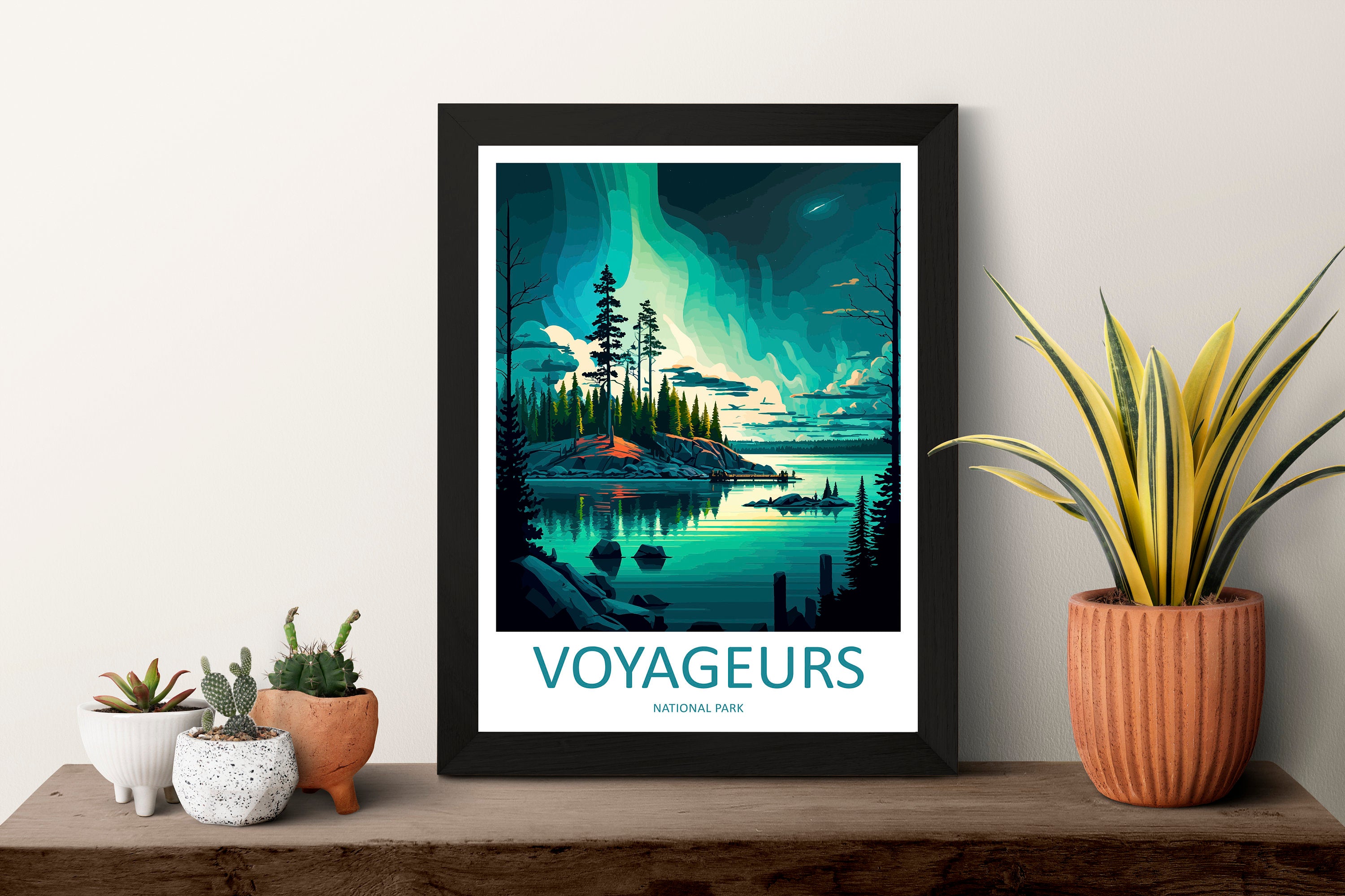 Voyageurs National Park Travel Print Wall Art Voyageurs National Park Wall Hanging Home Décor Voyageurs National Park Art Gift Poster