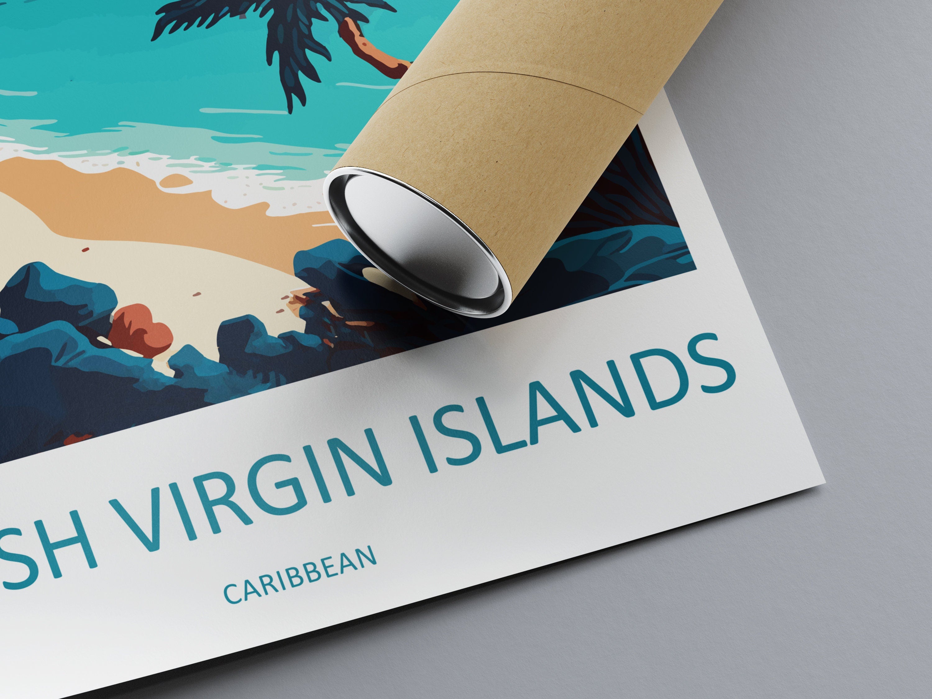 British Virgin Islands Travel Print Wall Art British Virgin Islands Wall Hanging Home Décor British Virgin Islands Gift Art Lovers Wall Art