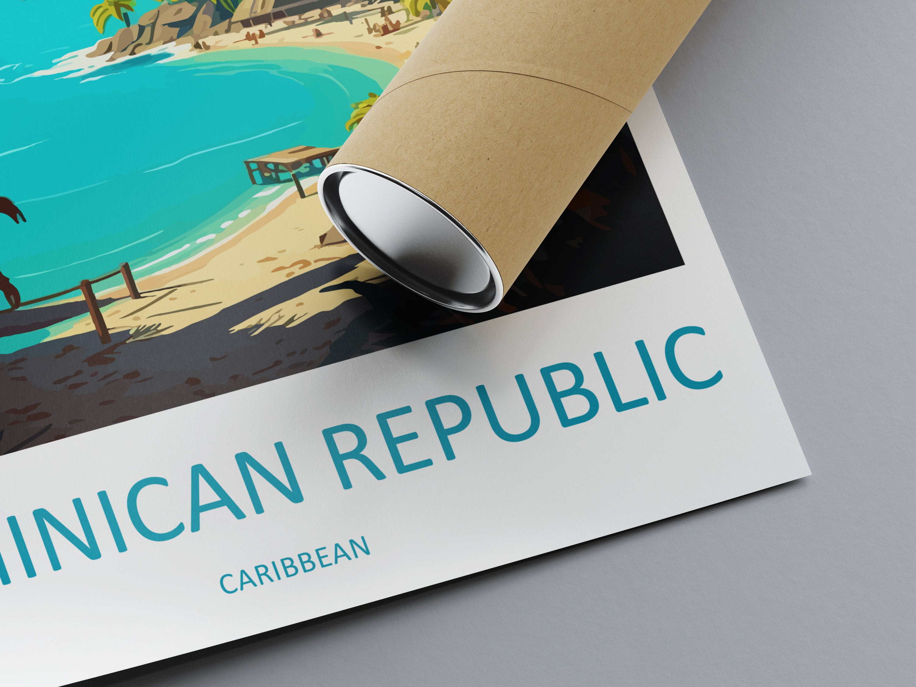 Dominican Republic Travel Print Wall Art Dominican Republic Wall Hanging Home Décor Dominican Republic Gift Art Lovers Wall Art Caribbean