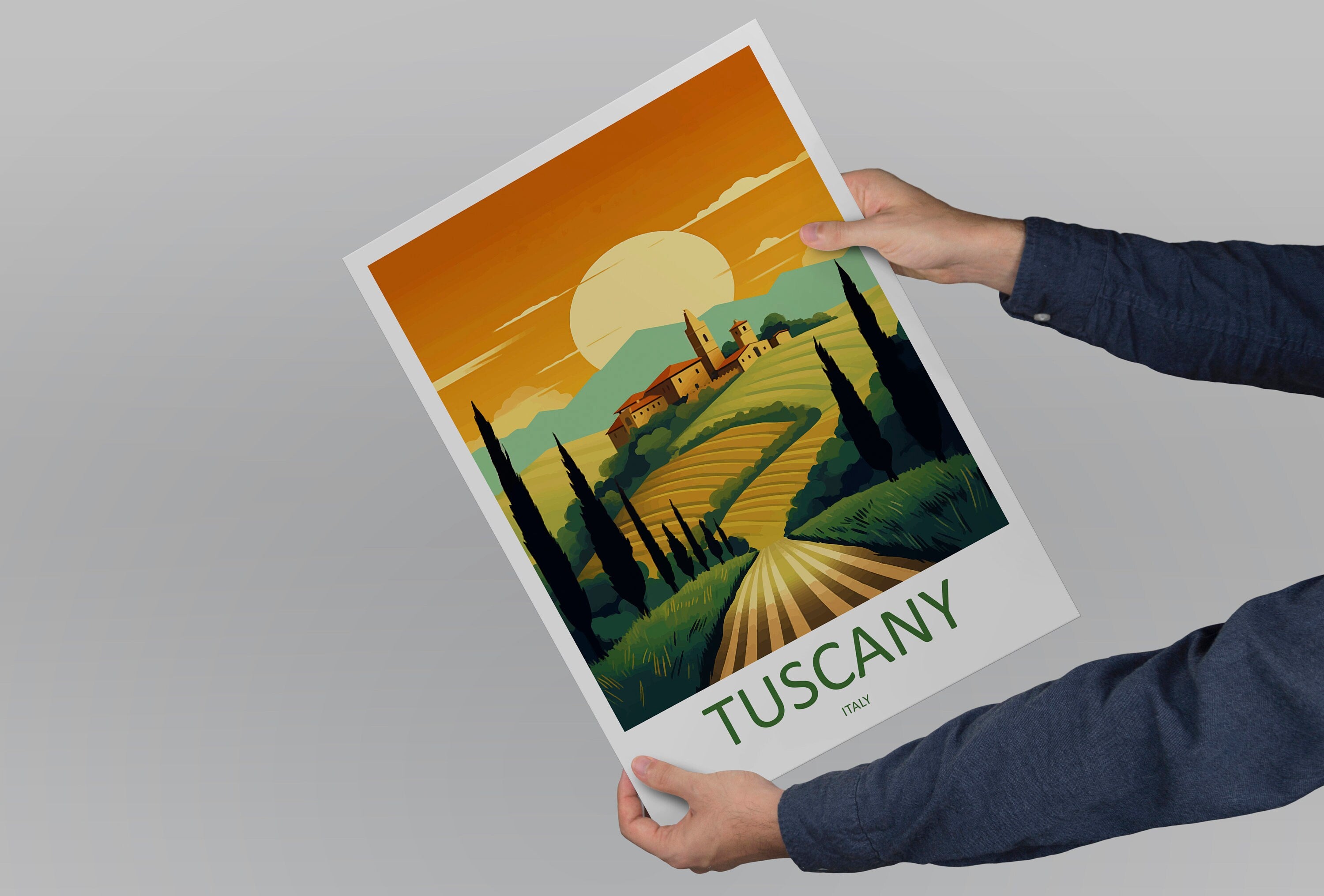 Tuscany Travel Print Wall Art Tuscany Italy Wall Hanging Home Decoration Tuscany Gift Art Lovers Wall Art Print Tuscany Italy Art Tuscany