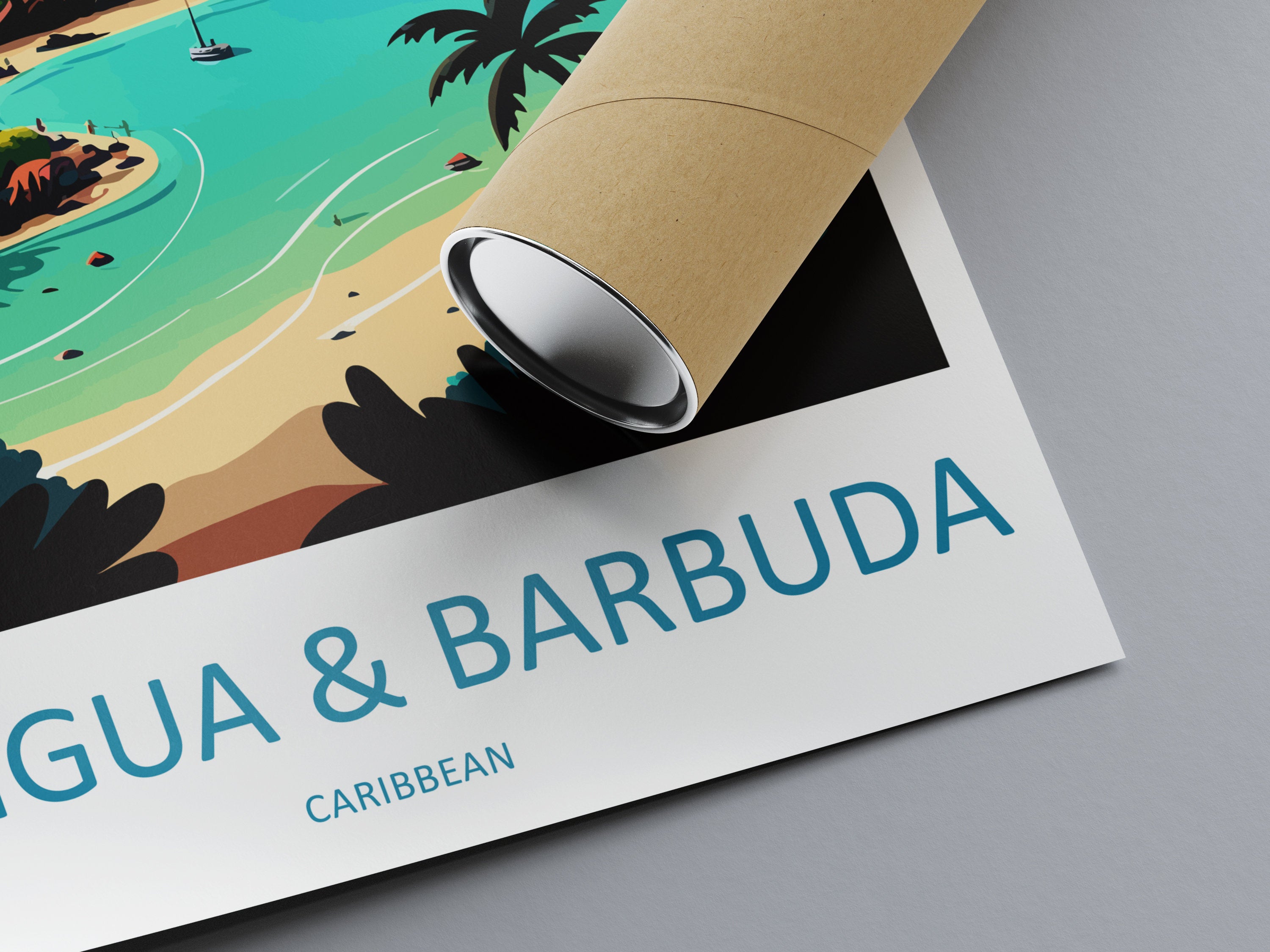 Antigua and Barbuda Travel Print Wall Art Antigua and Barbuda Wall Hanging Home Décor Antigua and Barbuda Gift Art Lovers Wall Art Caribbean