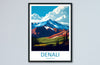 Denali National Park Travel Print Wall Art Denali National Park Wall Hanging Home Décor Denali National Park Gift Art Lovers