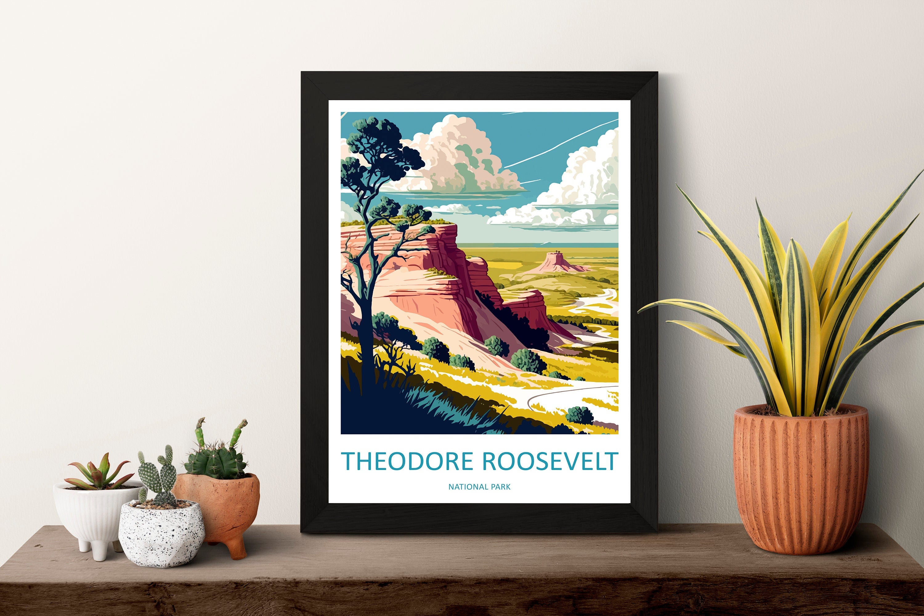 Theodore Roosevelt National Park Travel Print Wall Art Theodore Roosevelt National Park Wall Hanging Home Décor Theodore Roosevelt National