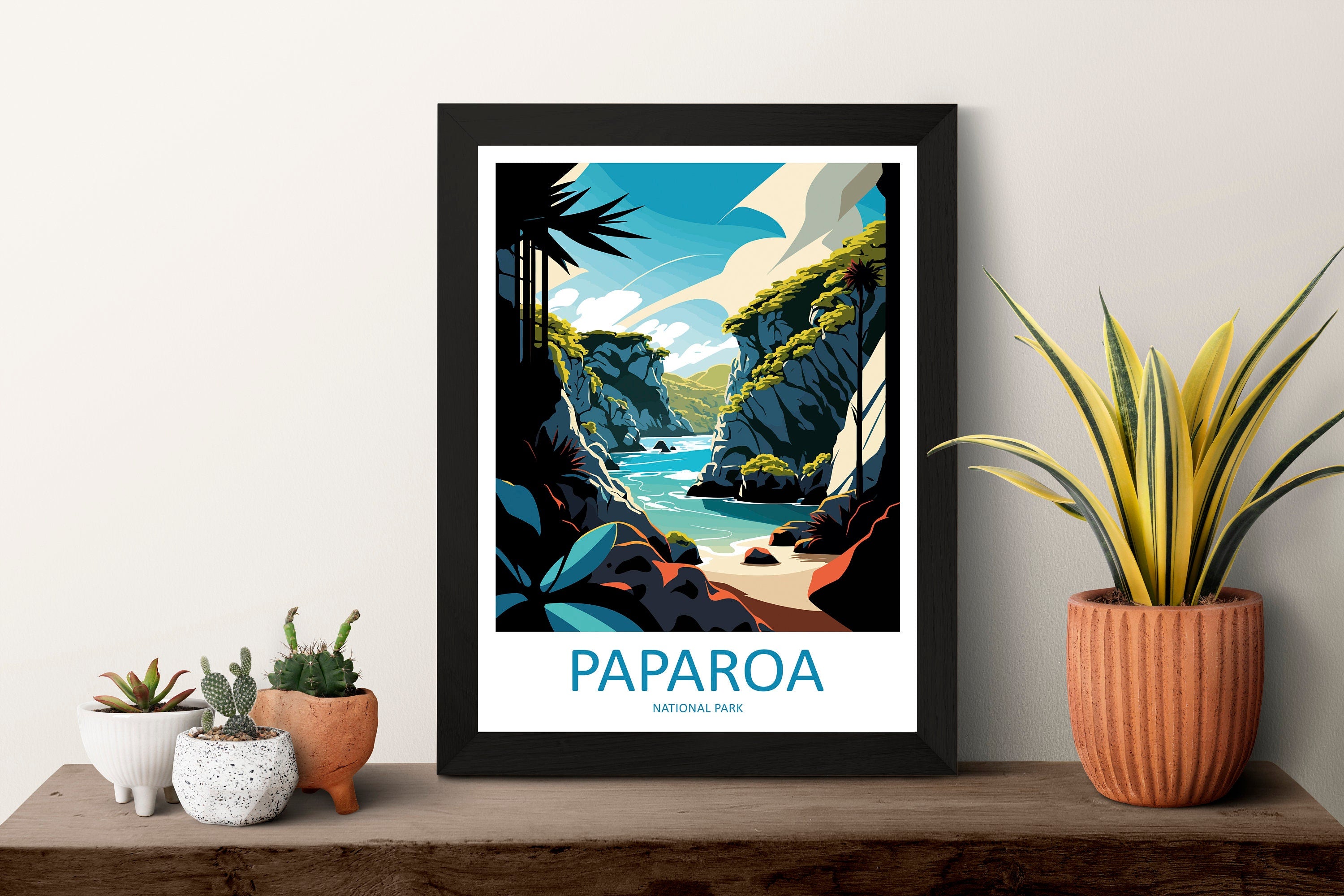 Paparoa National Park Travel Print Wall Art Paparoa Wall Hanging Home Décor Paparoa Gift Art Lovers New Zealand Art