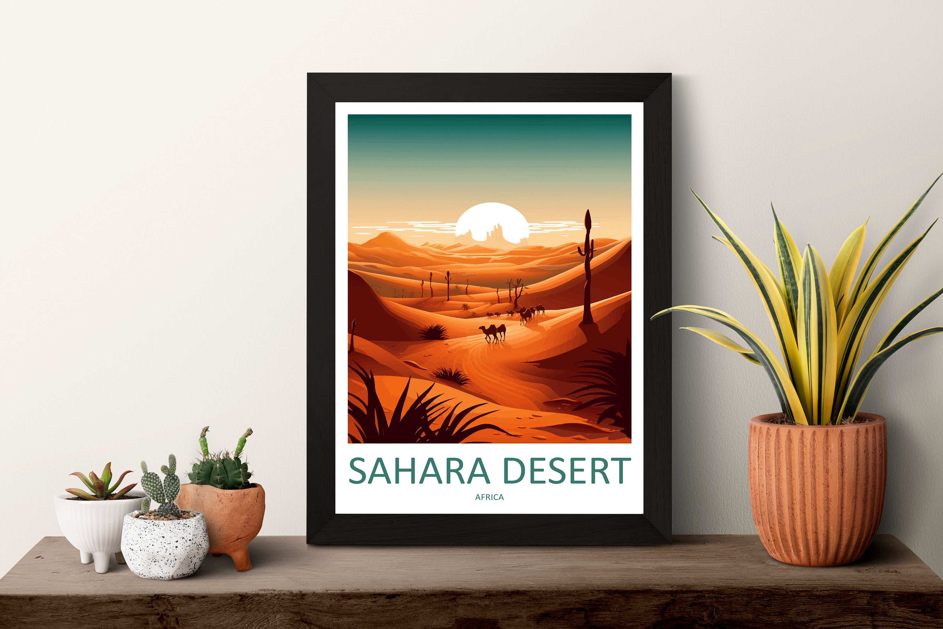 Sahara Desert Travel Print Wall Art Sahara Desert Wall Hanging Home Décor Sahara Desert Gift Art Lovers Africa Art Lover Gift Sahara Desert